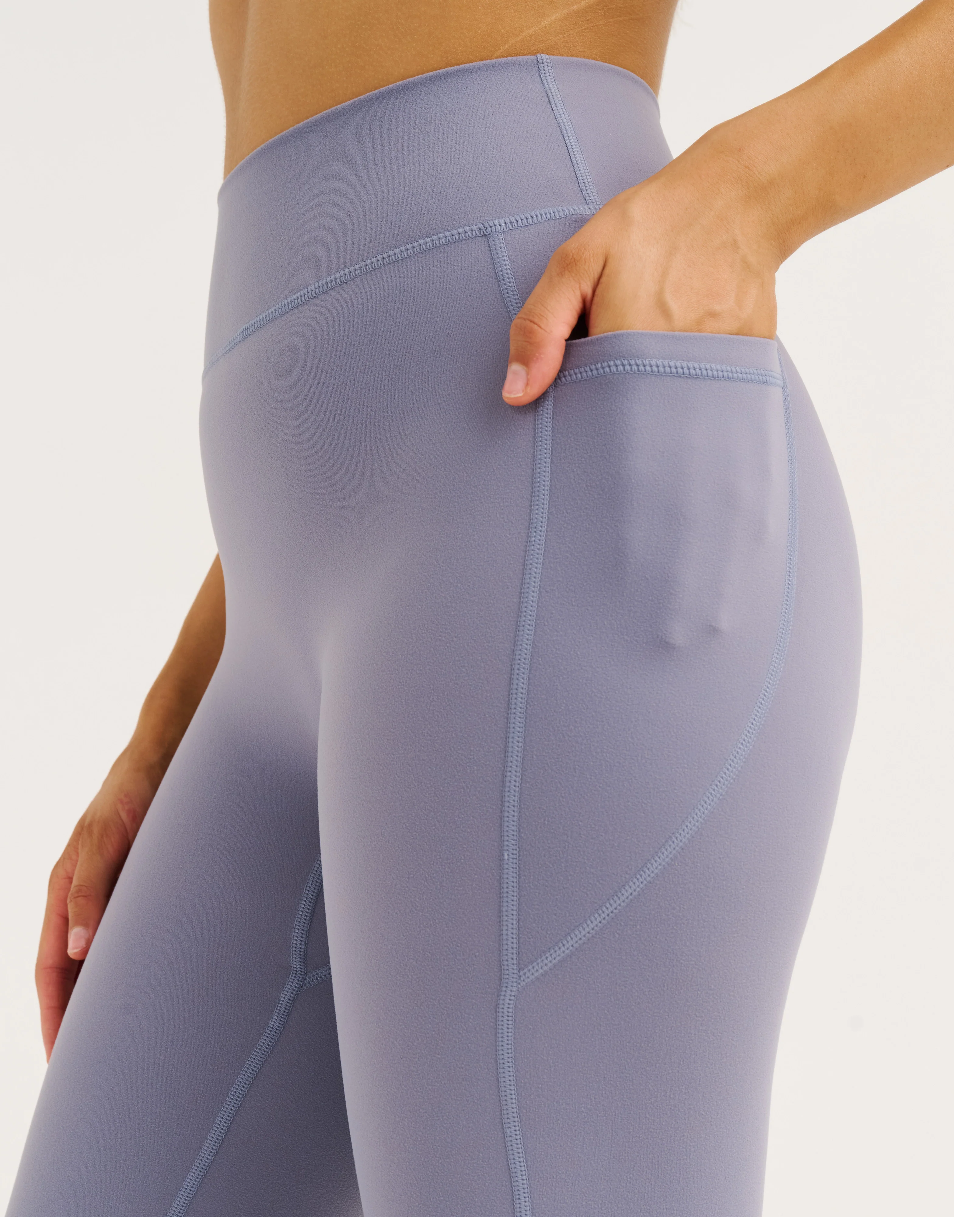 Ascend Pocket Leggings 25" - Washed Blue - Image 12