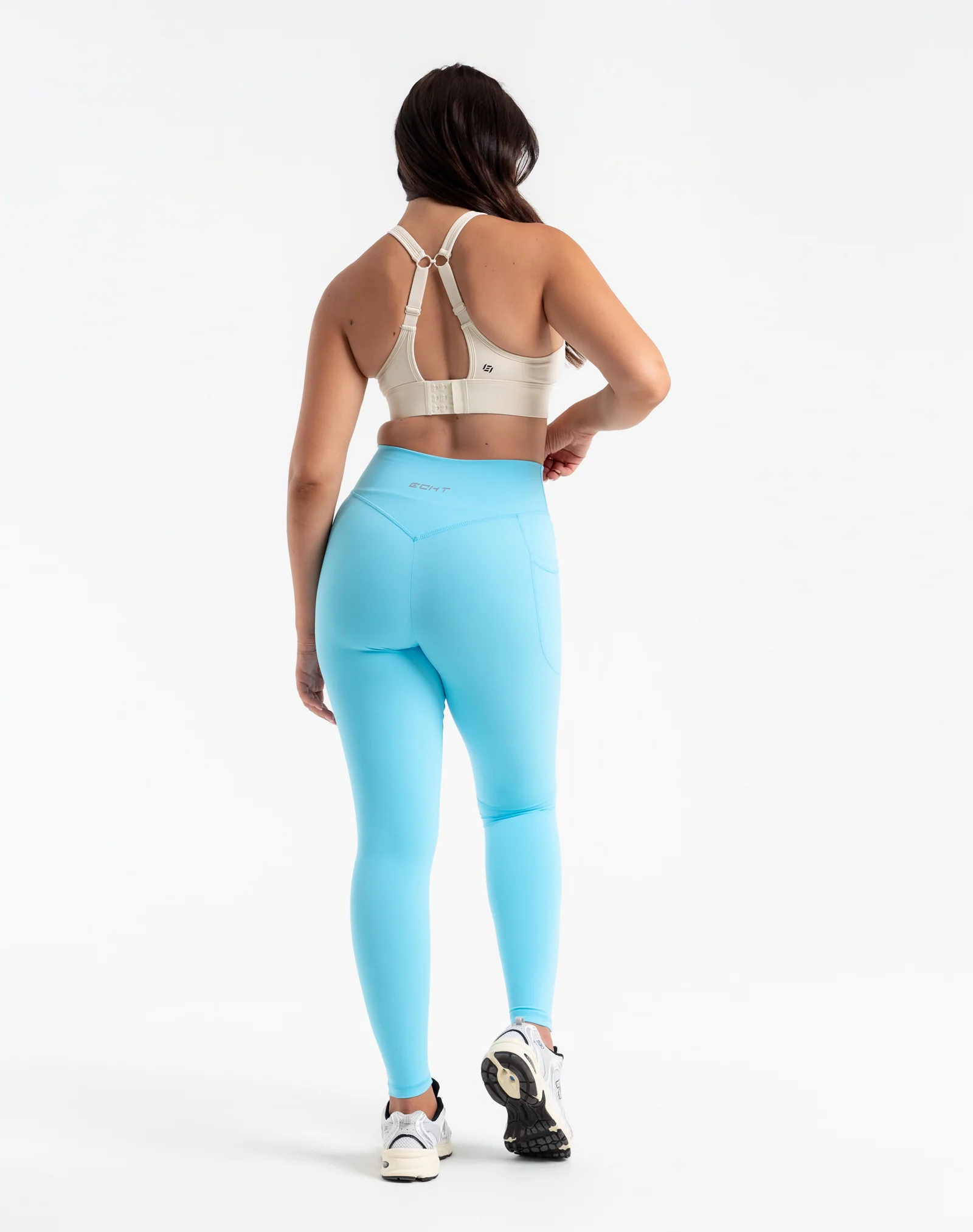 Ascend Pocket Leggings 28" - Baby Blue - Image 8
