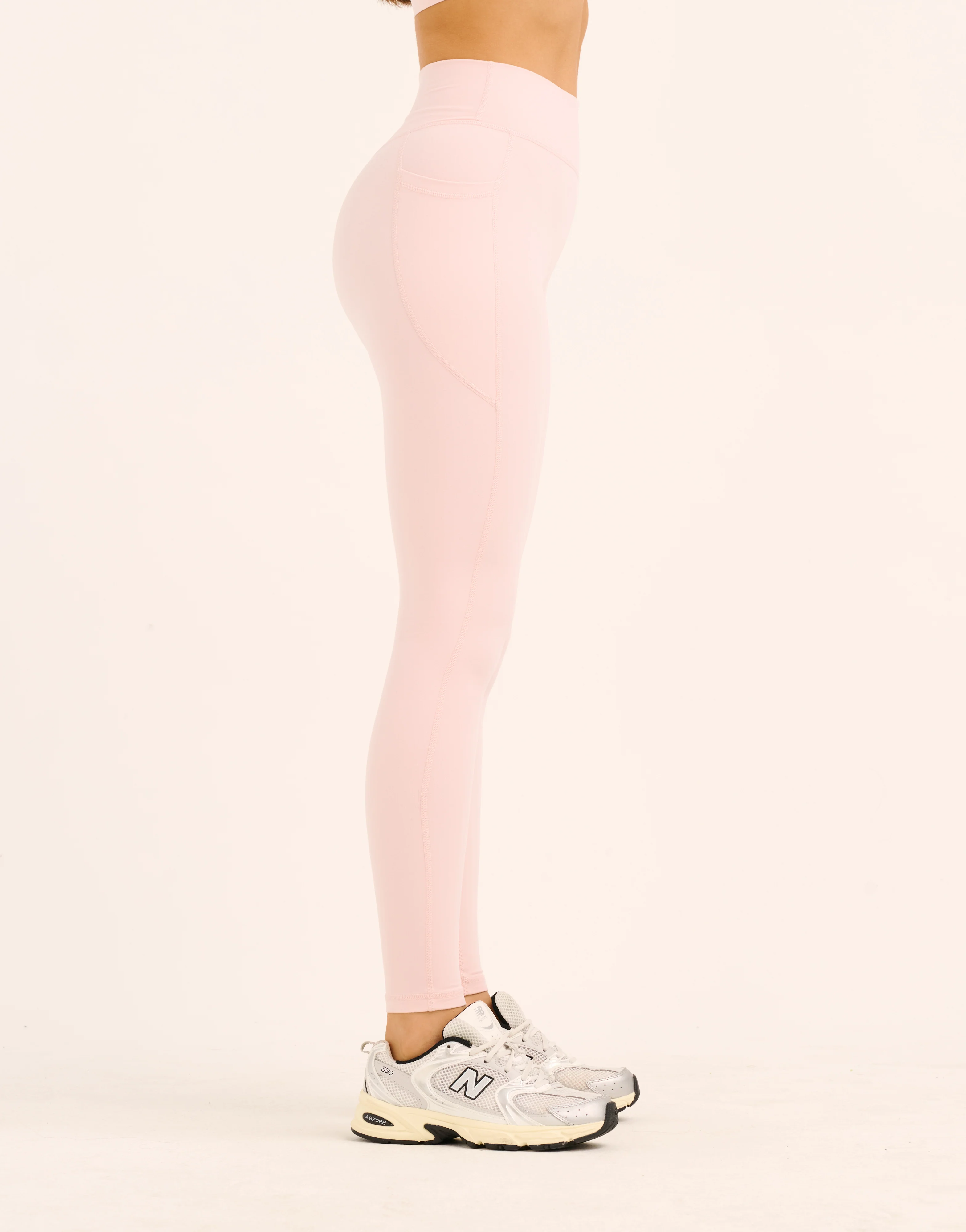 Ascend Pocket Leggings 28" - Mauve - Image 5