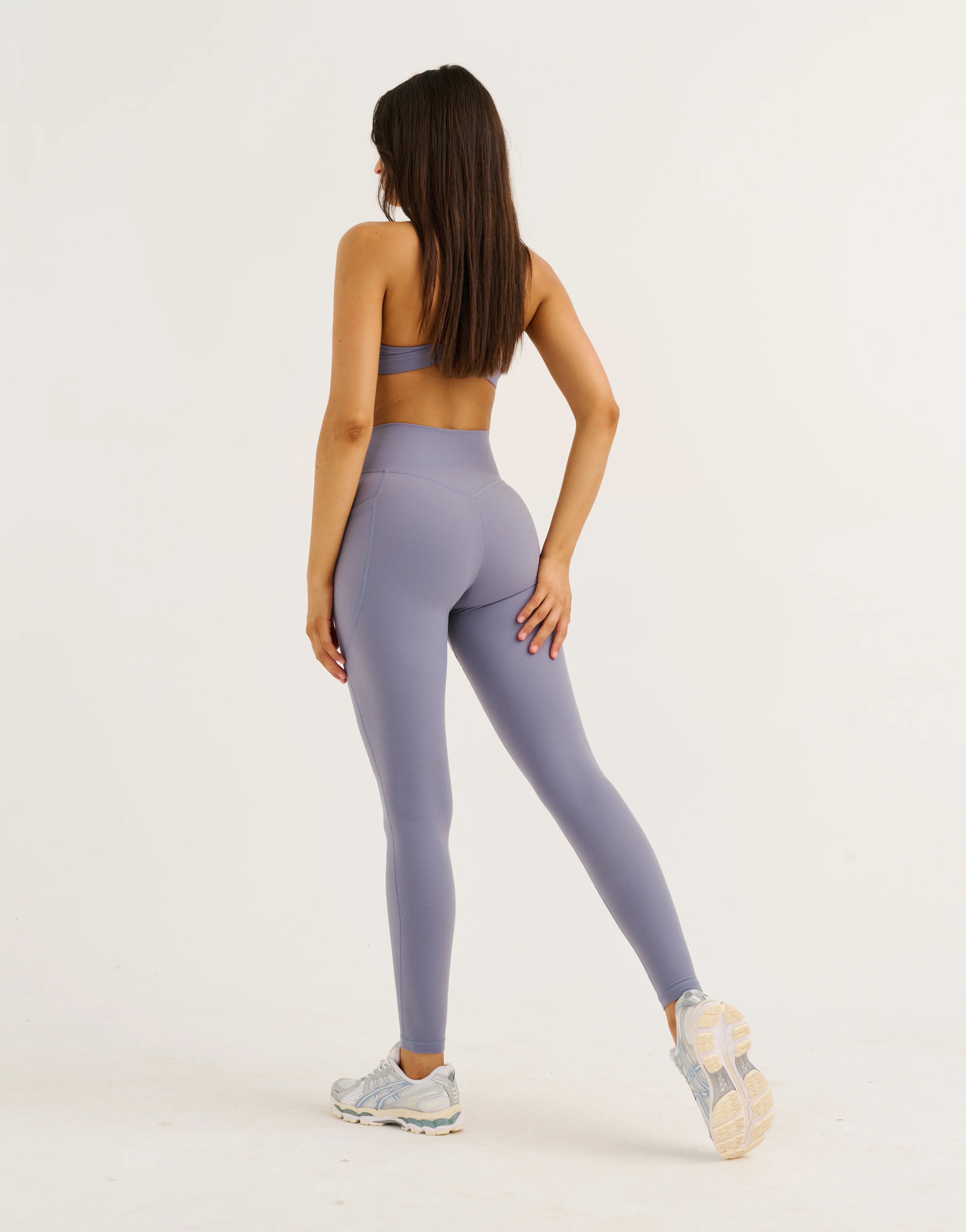 Ascend Pocket Leggings 28" - Washed Blue - Image 12