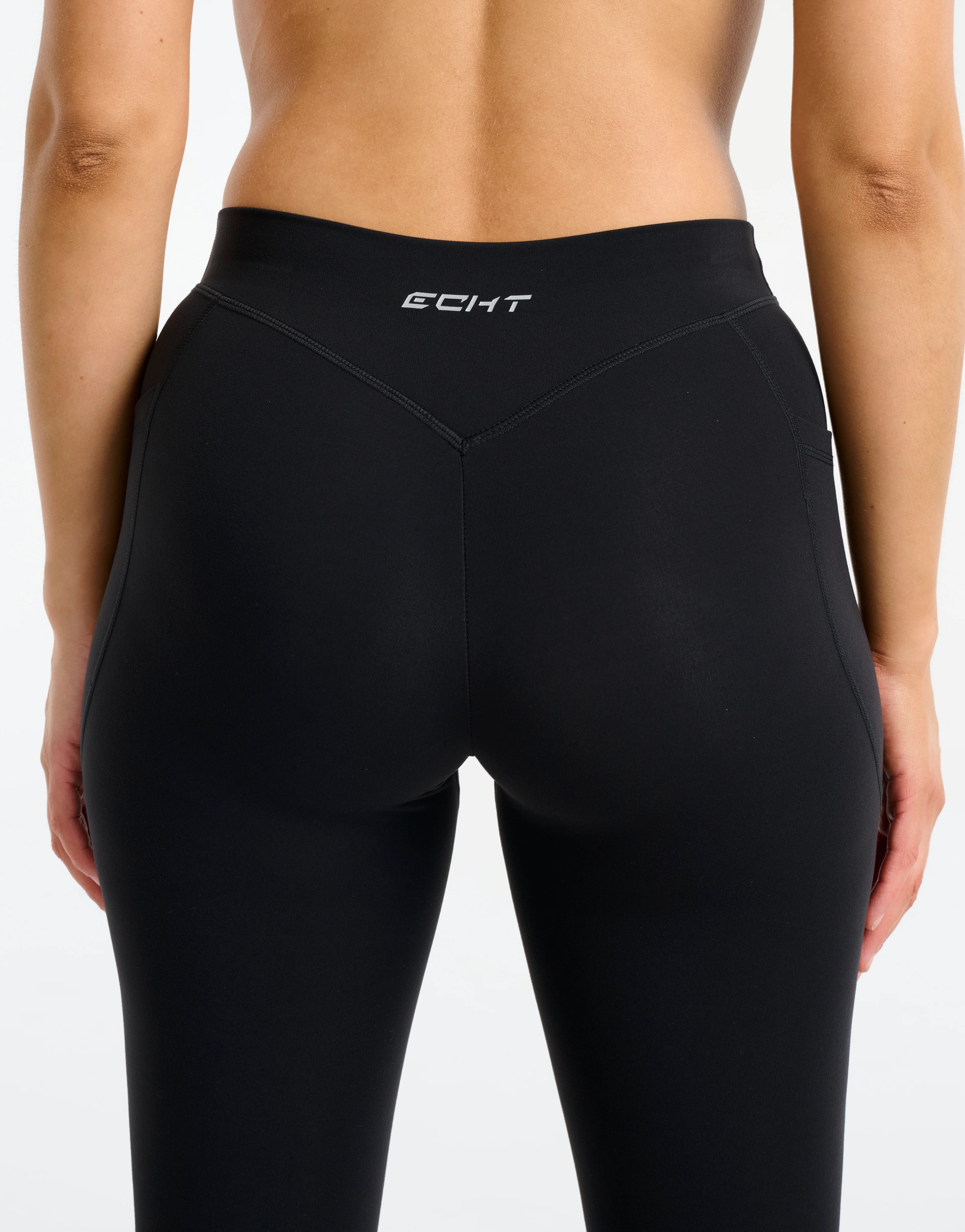 Ascend Pocket Mid-Waist Leggings 23" - Black - Image 9