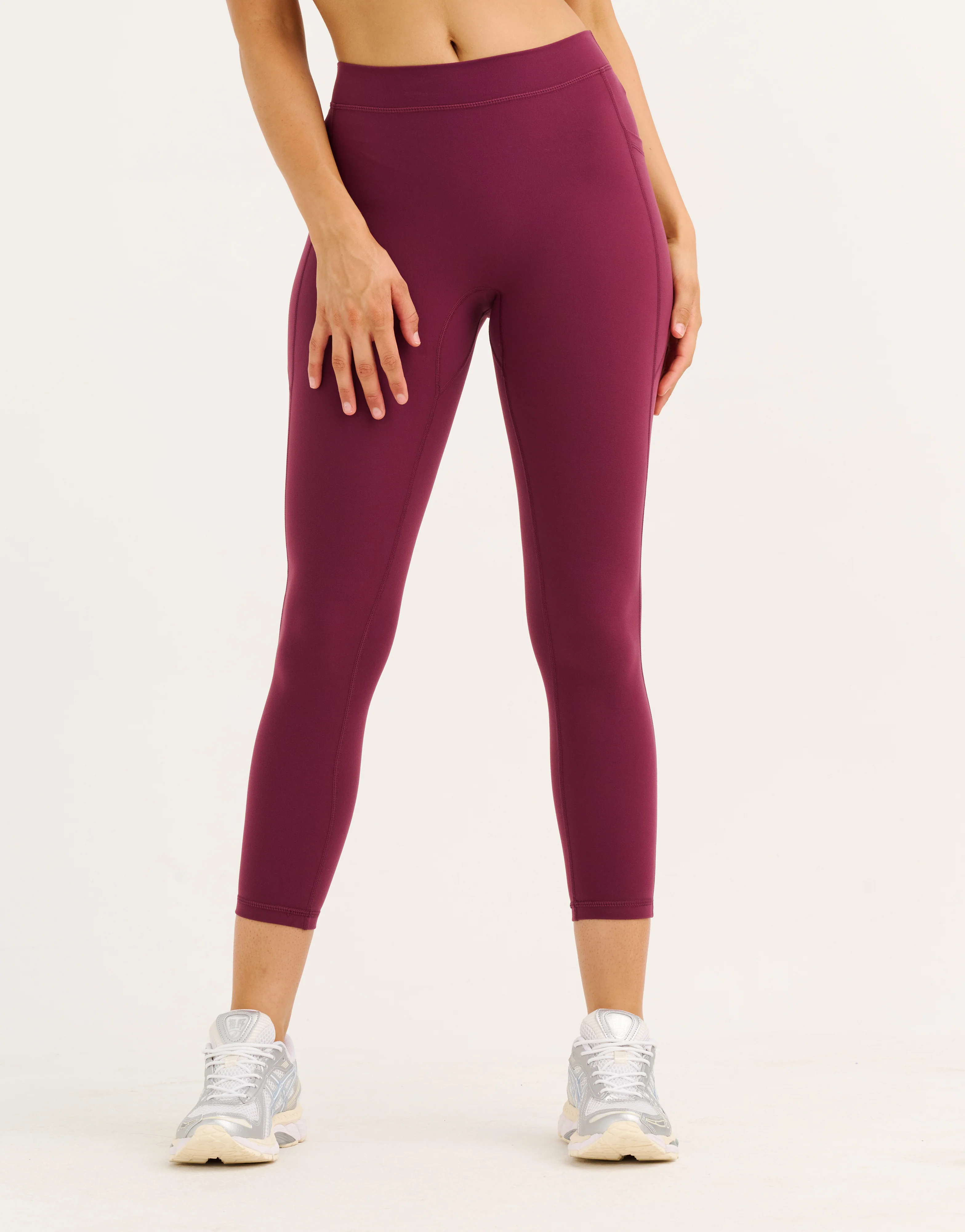 Ascend Pocket Mid-Waist Leggings 23" - Blackberry - Image 5