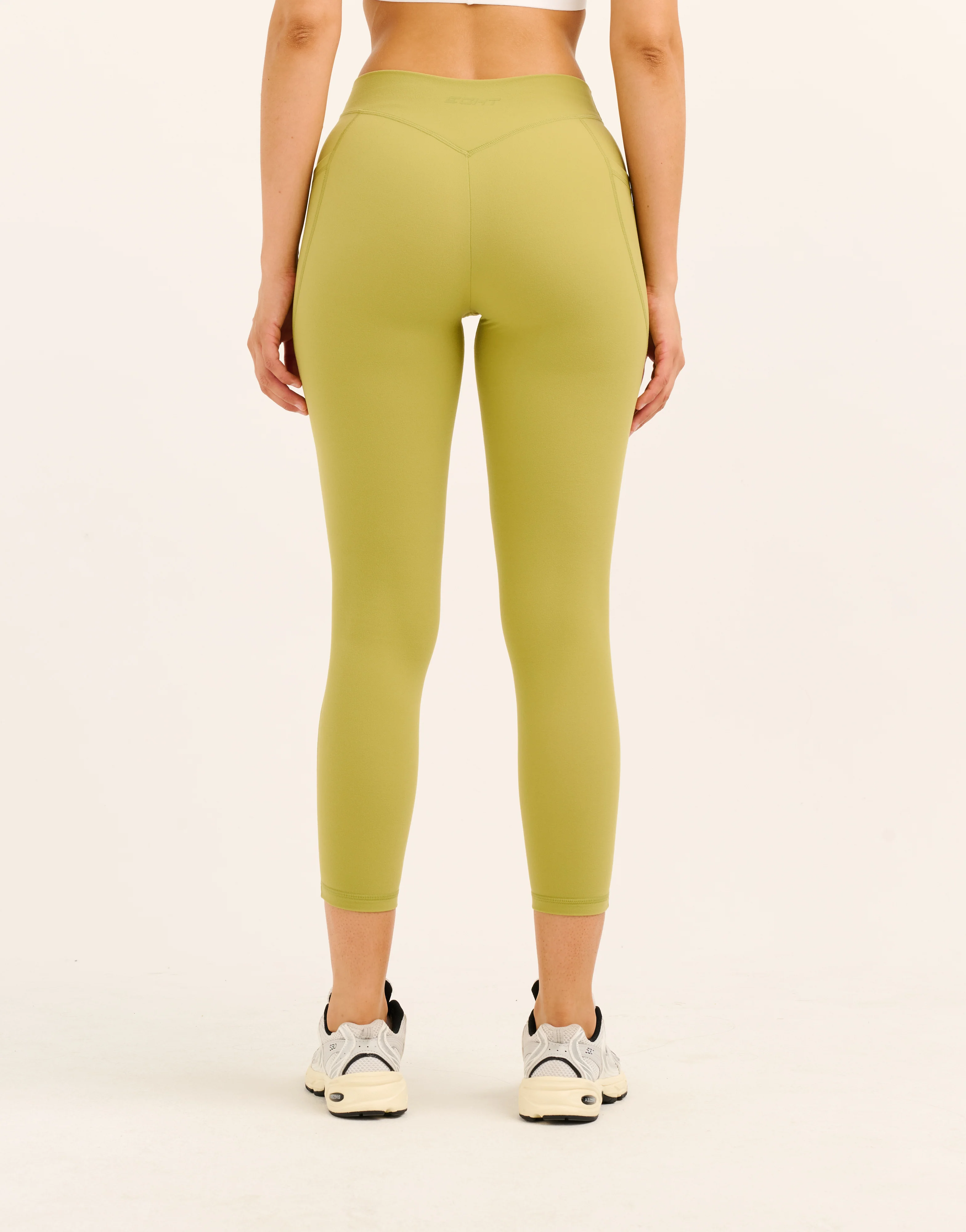 Ascend Pocket Mid-Waist Leggings 23" - Olive - Image 10