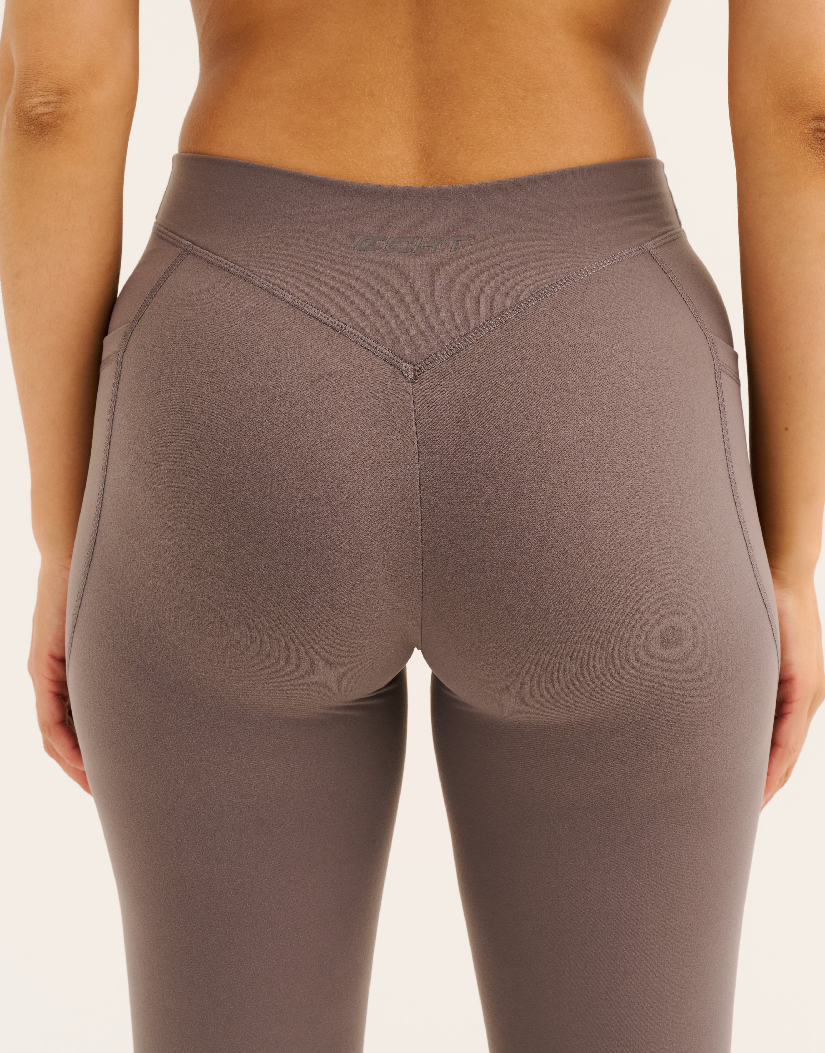Ascend Pocket Mid-Waist Leggings 23" - Slate Grey - Image 10
