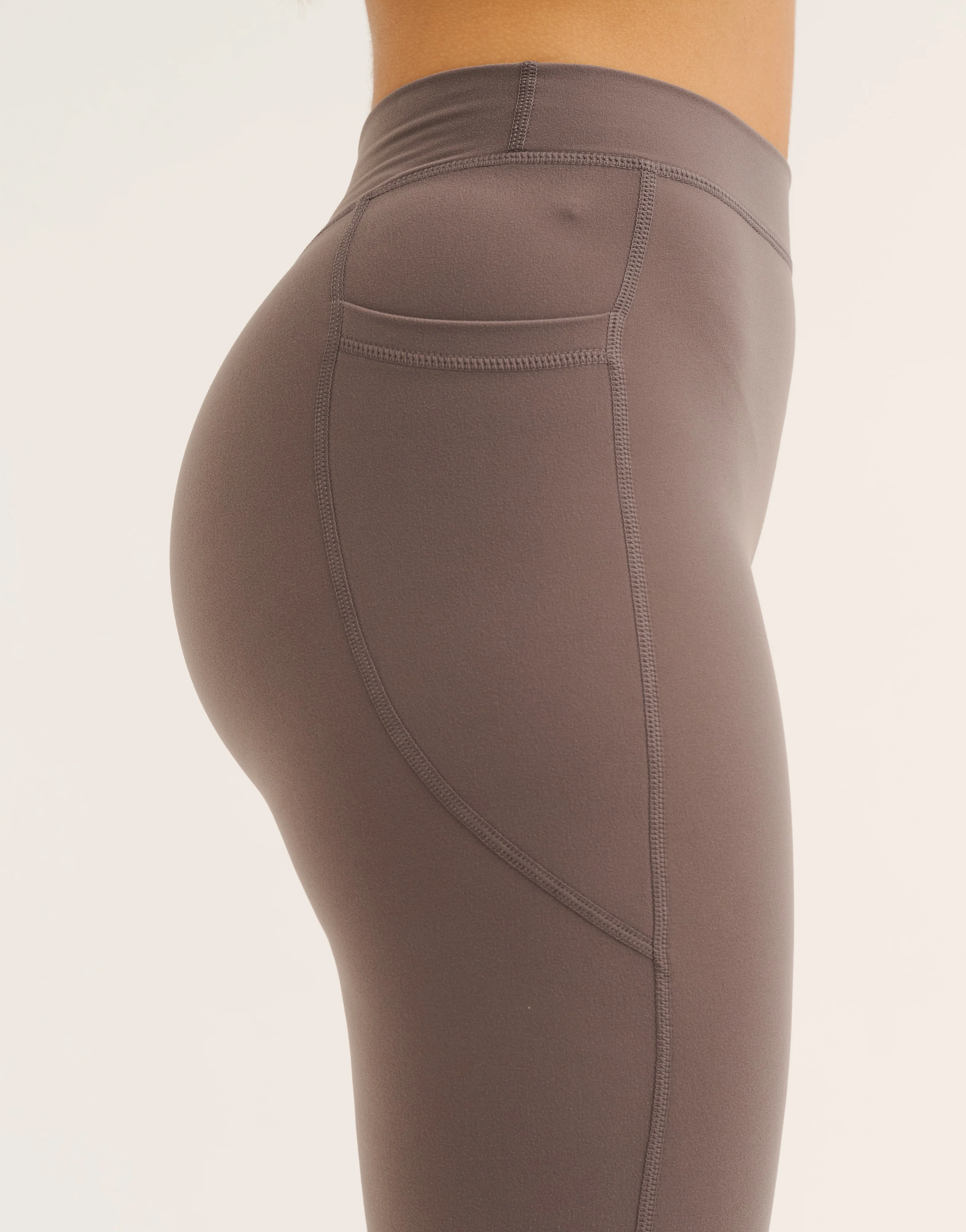 Ascend Pocket Mid-Waist Leggings 23" - Slate Grey - Image 11