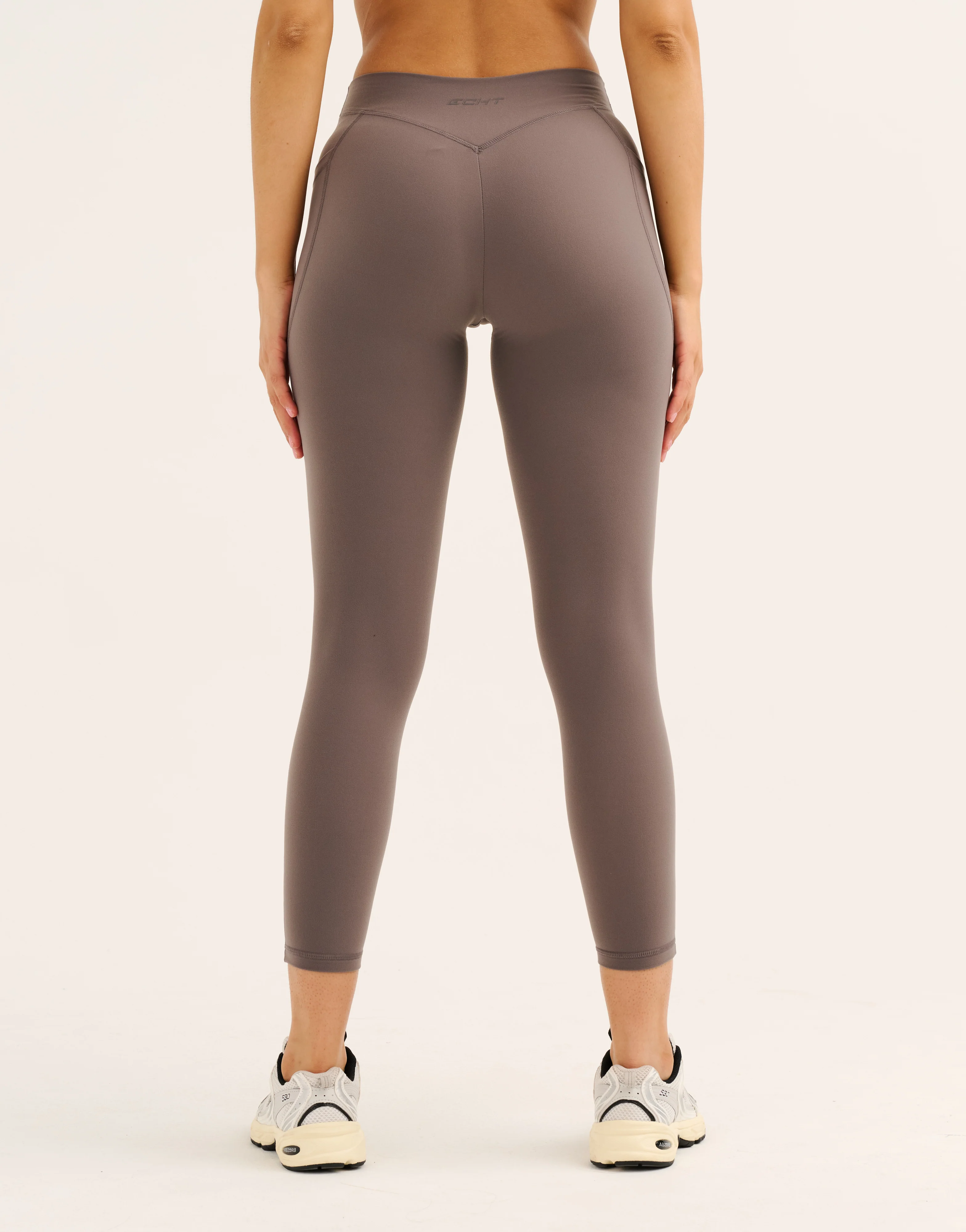 Ascend Pocket Mid-Waist Leggings 23" - Slate Grey - Image 5