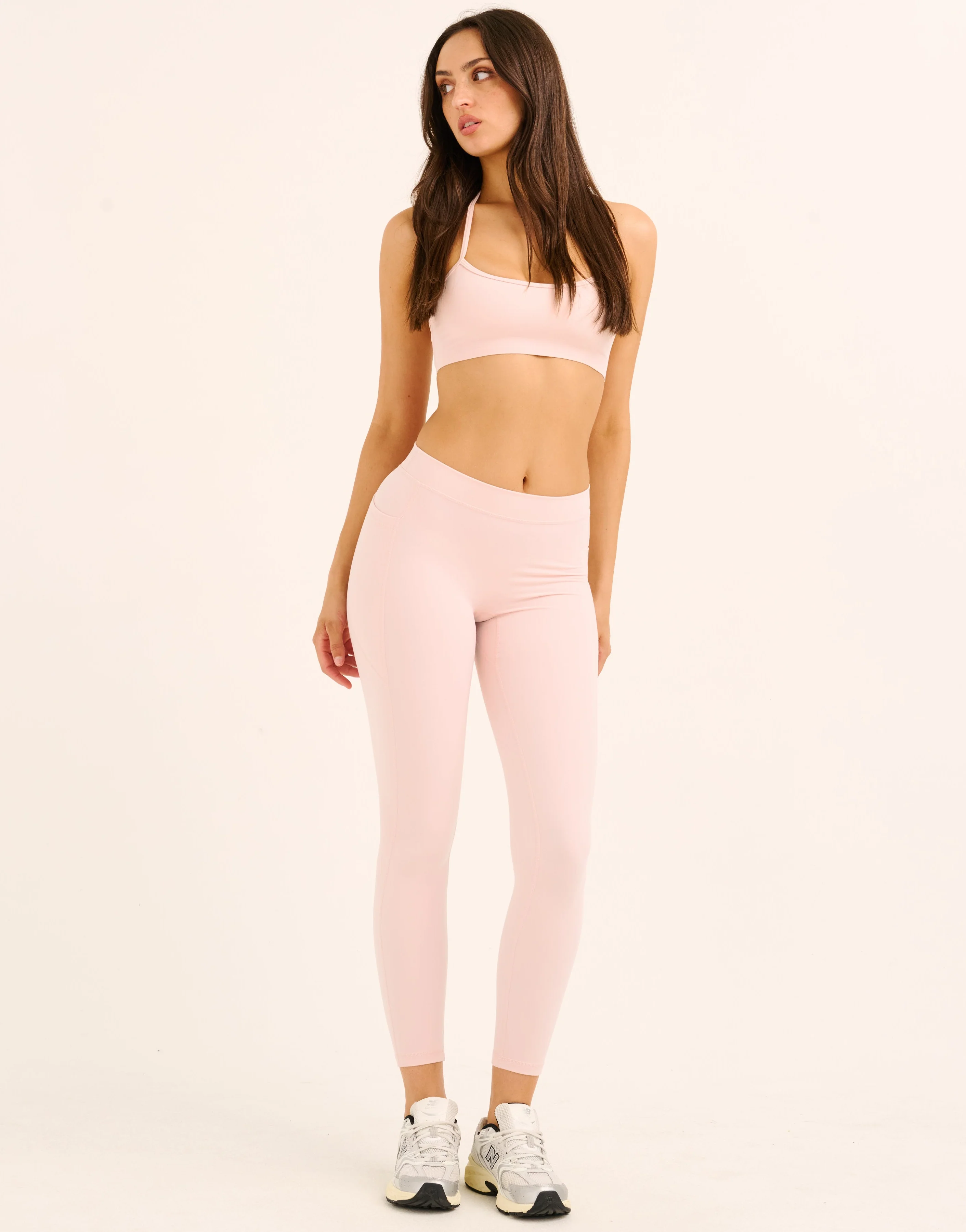 Ascend Pocket Mid-Waist Leggings 25" - Mauve - Image 10