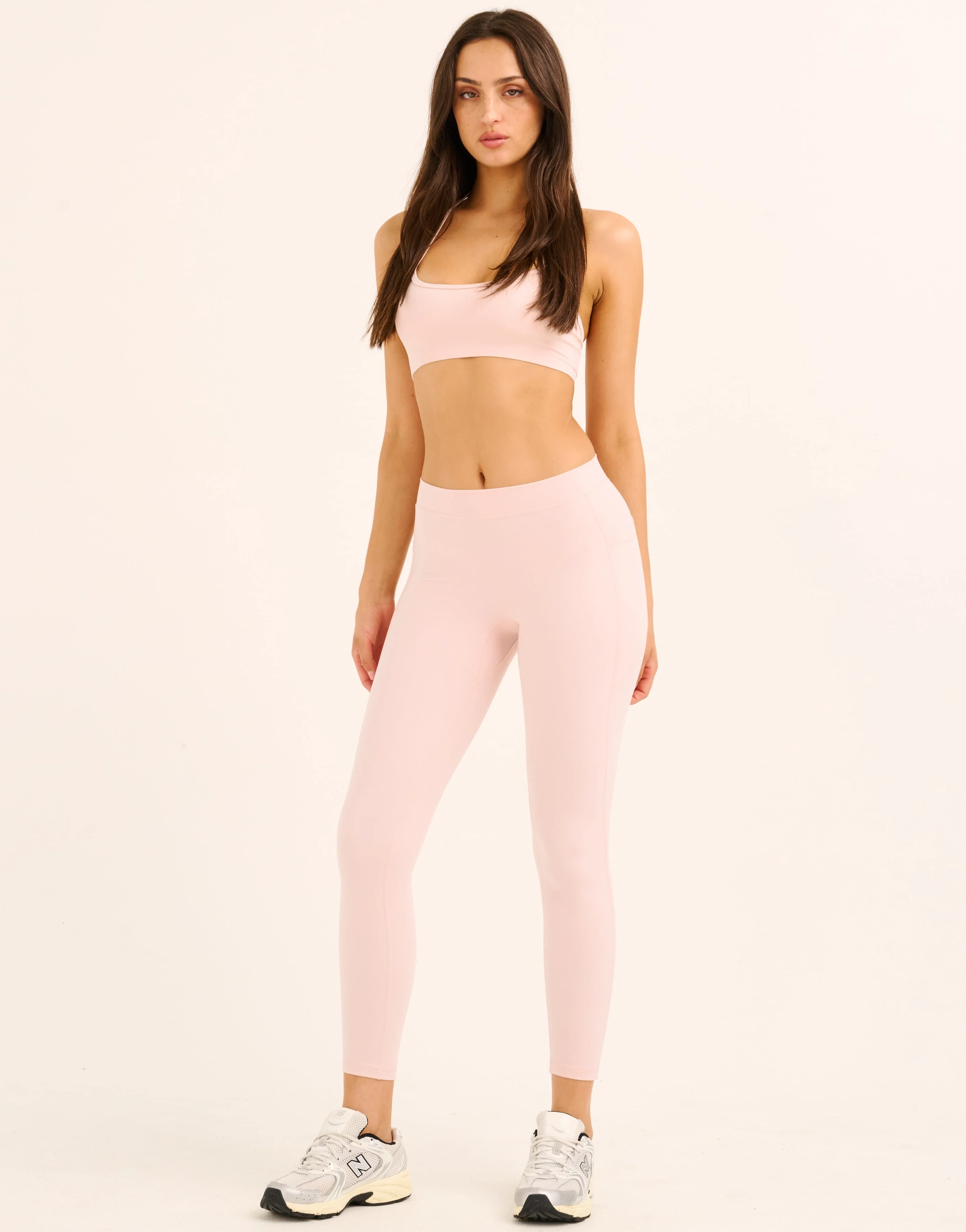Ascend Pocket Mid-Waist Leggings 25" - Mauve - Image 2
