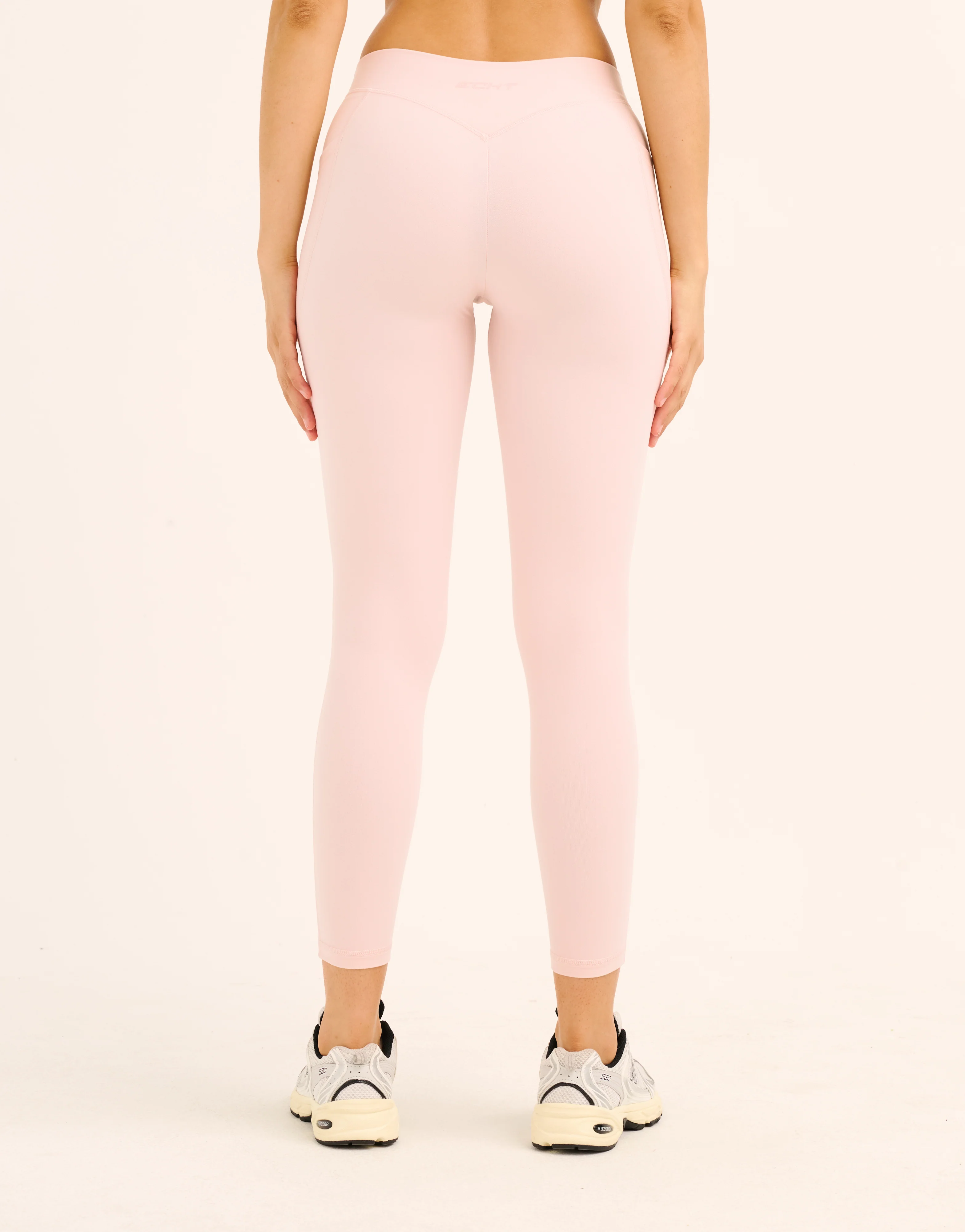Ascend Pocket Mid-Waist Leggings 25" - Mauve - Image 4
