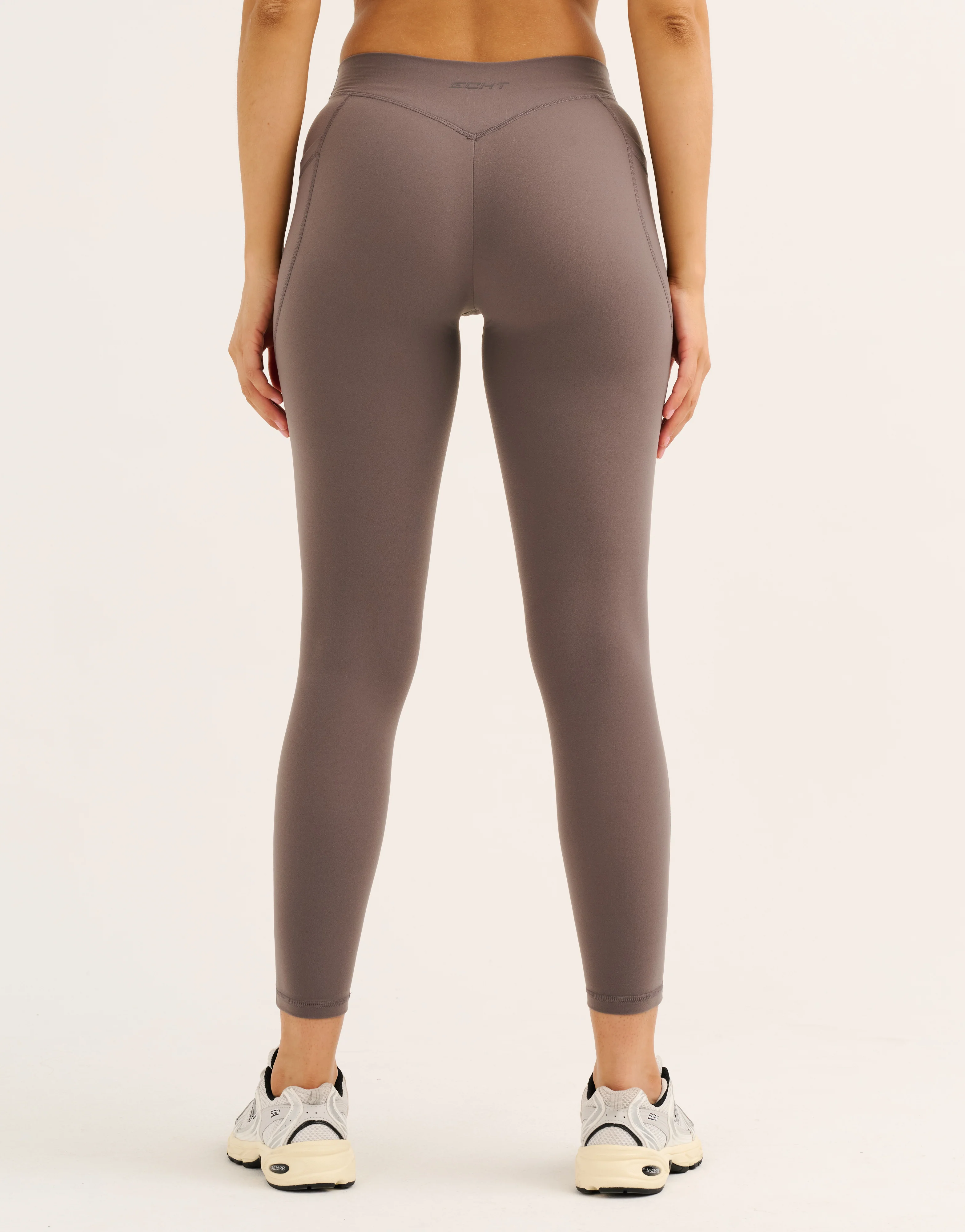 Ascend Pocket Mid-Waist Leggings 25" - Slate Grey - Image 9