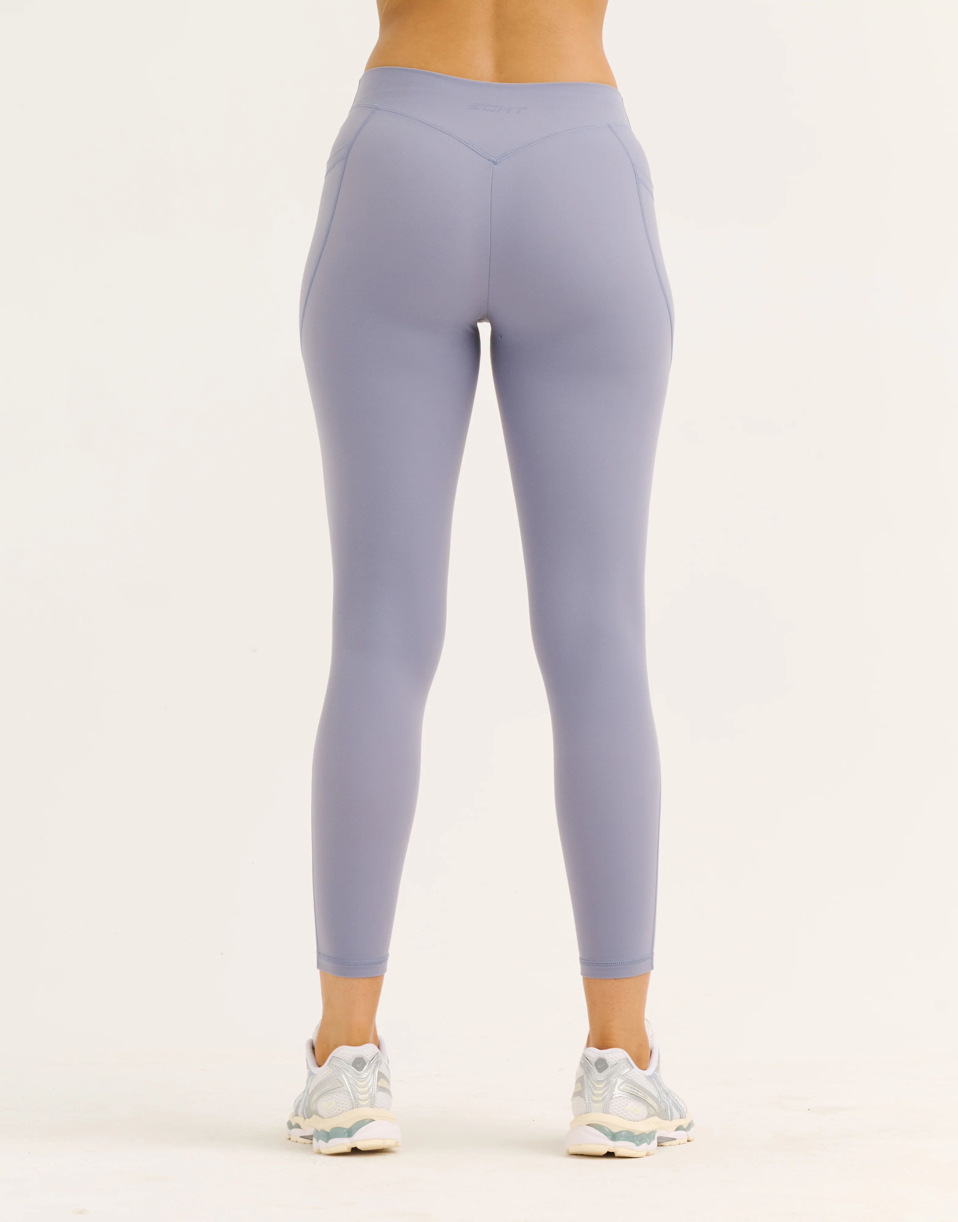 Ascend Pocket Mid-Waist Leggings 25" - Washed Blue - Image 5