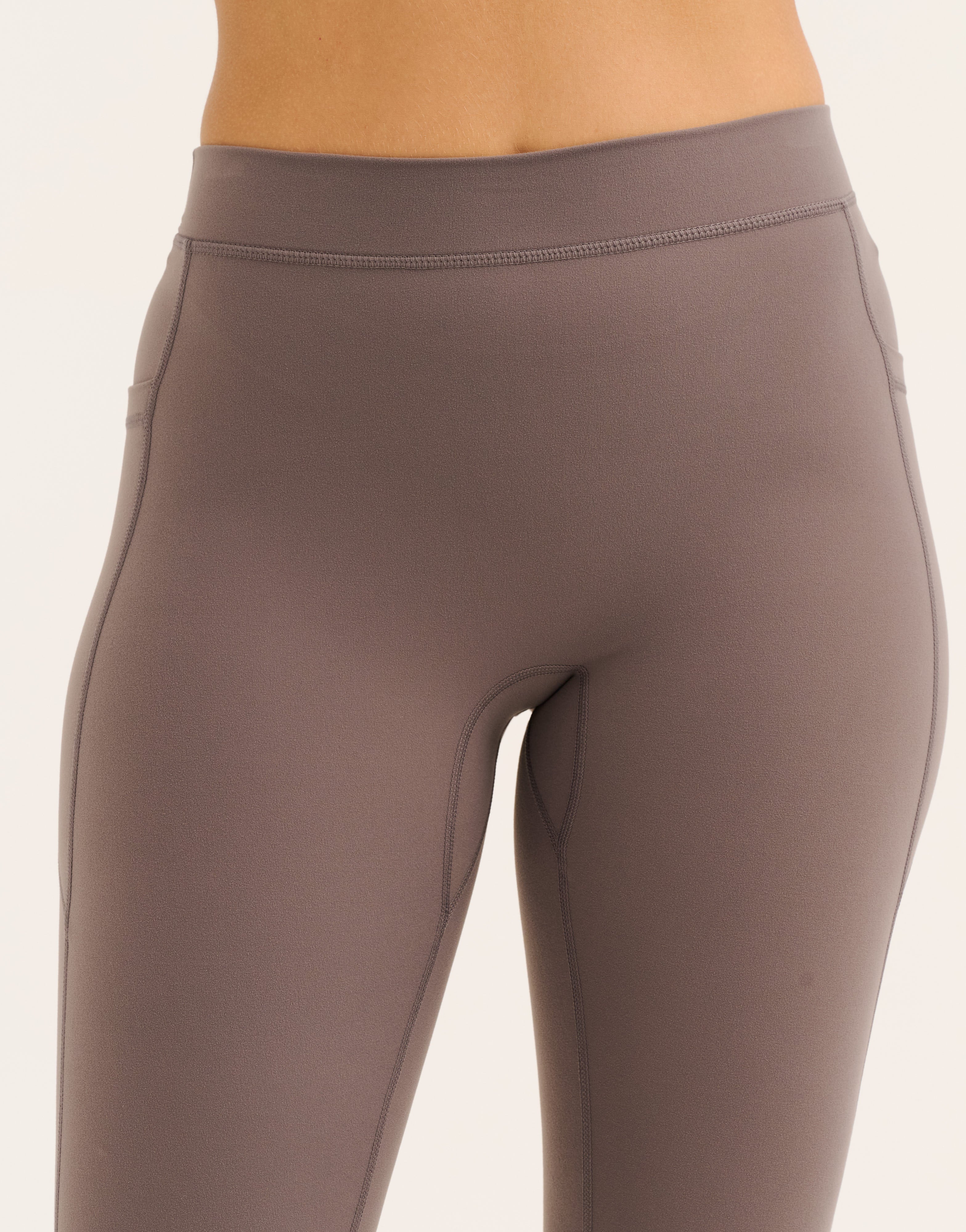 Ascend Pocket Mid-Waist Leggings 28" - Slate Grey - Image 12