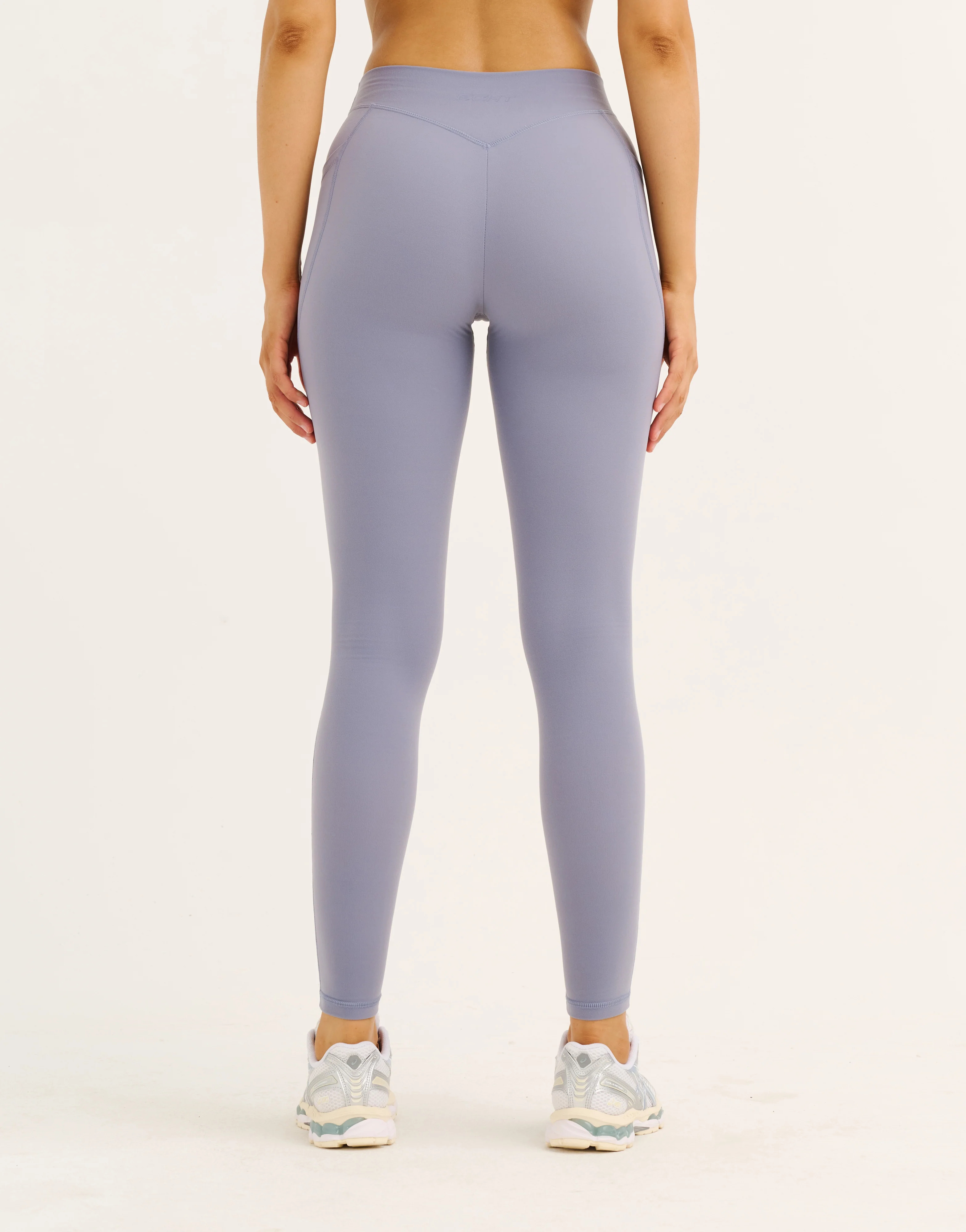 Ascend Pocket Mid-Waist Leggings 28" - Washed Blue - Image 8