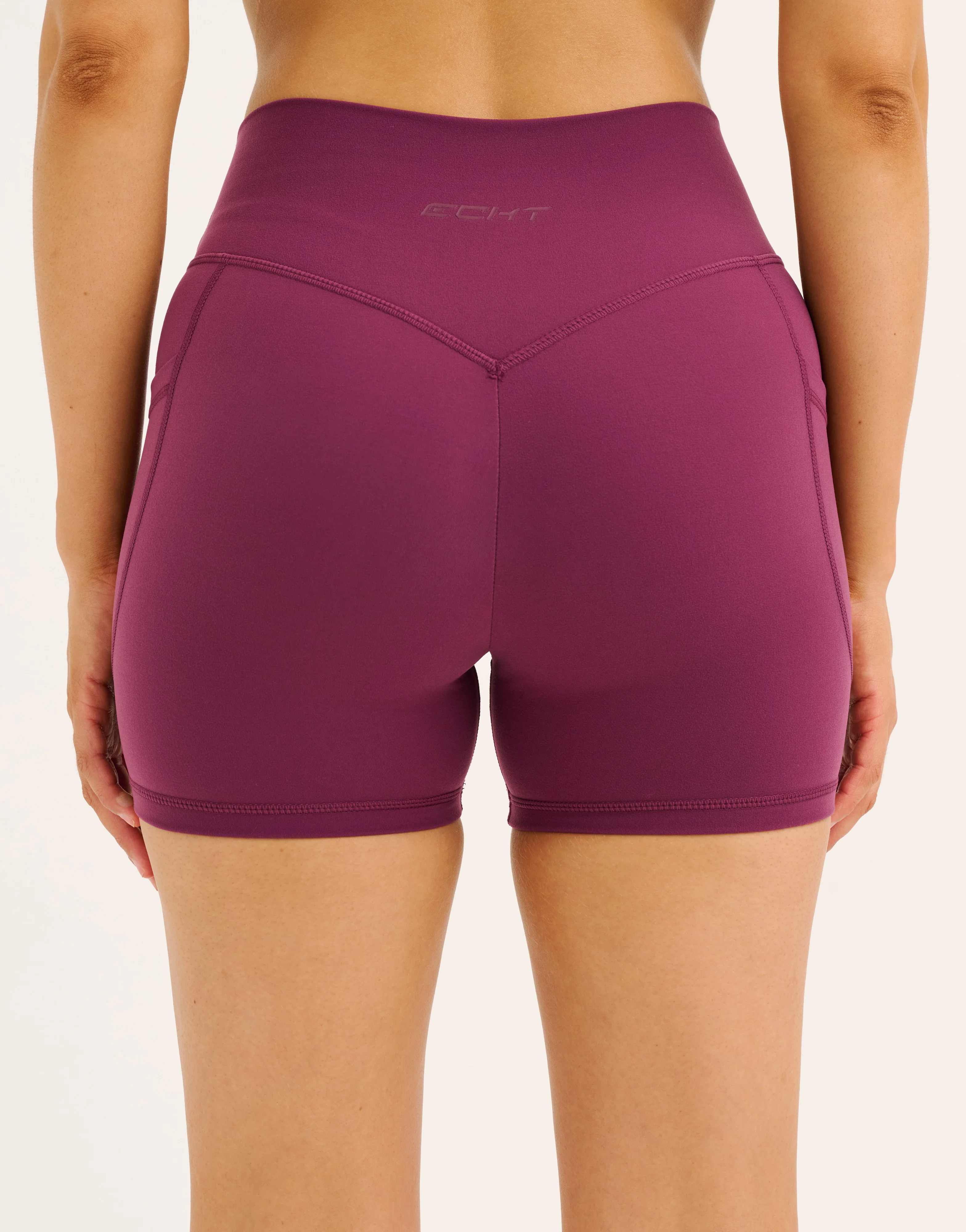 Ascend Pocket Shorts 4" - Blackberry - Image 2