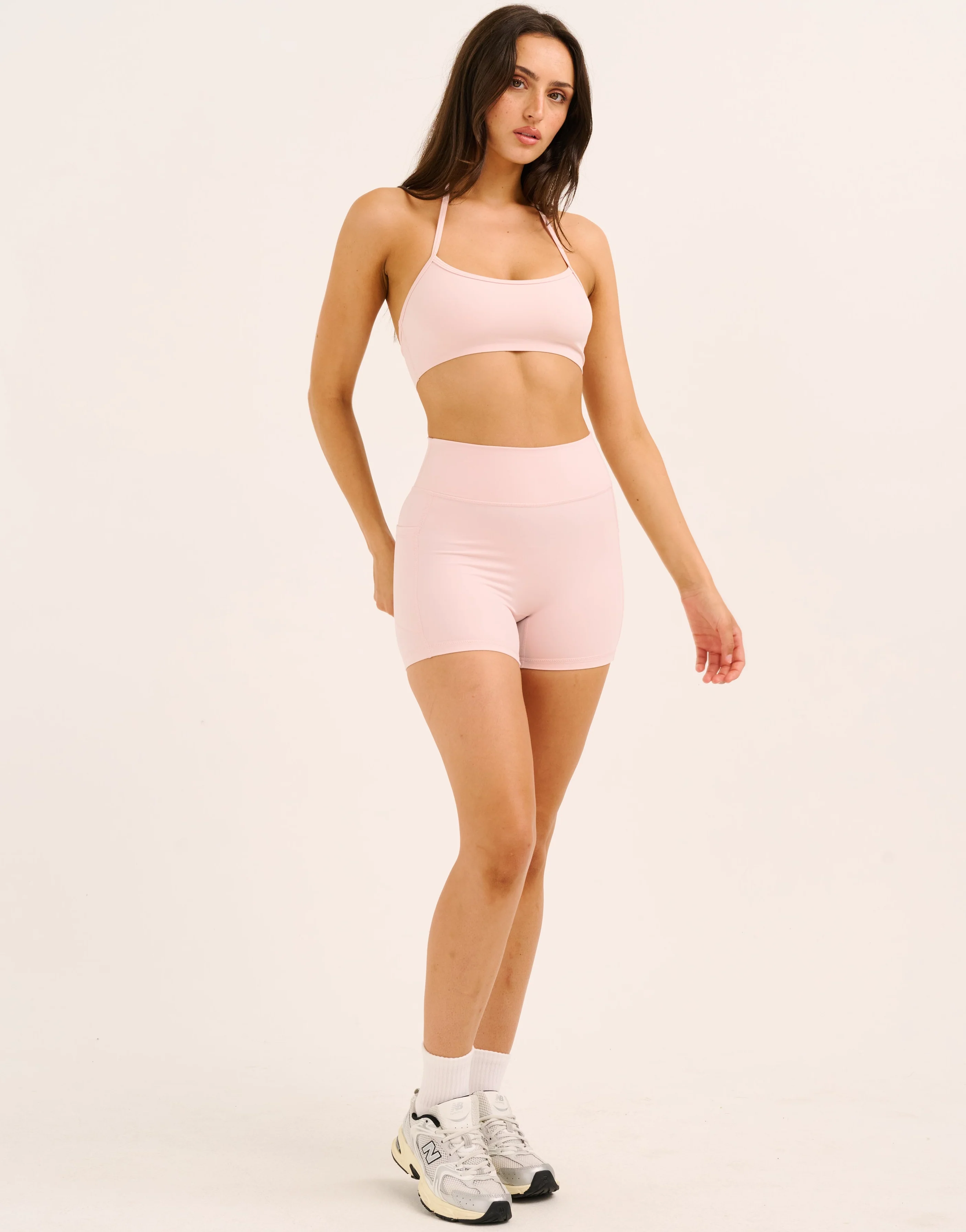 Ascend Pocket Shorts 4" - Mauve - Image 3