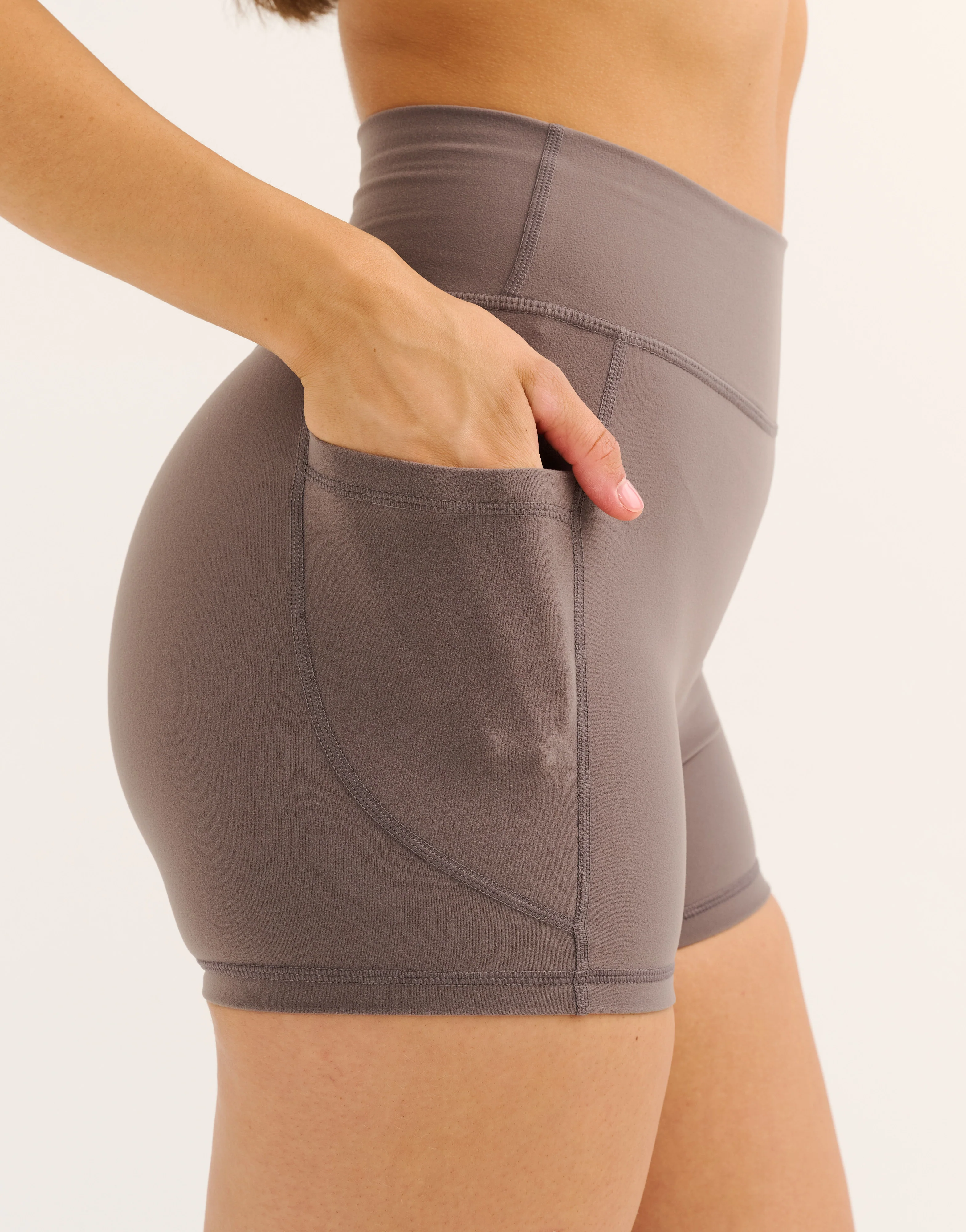 Ascend Pocket Shorts 4" - Slate Grey - Image 6