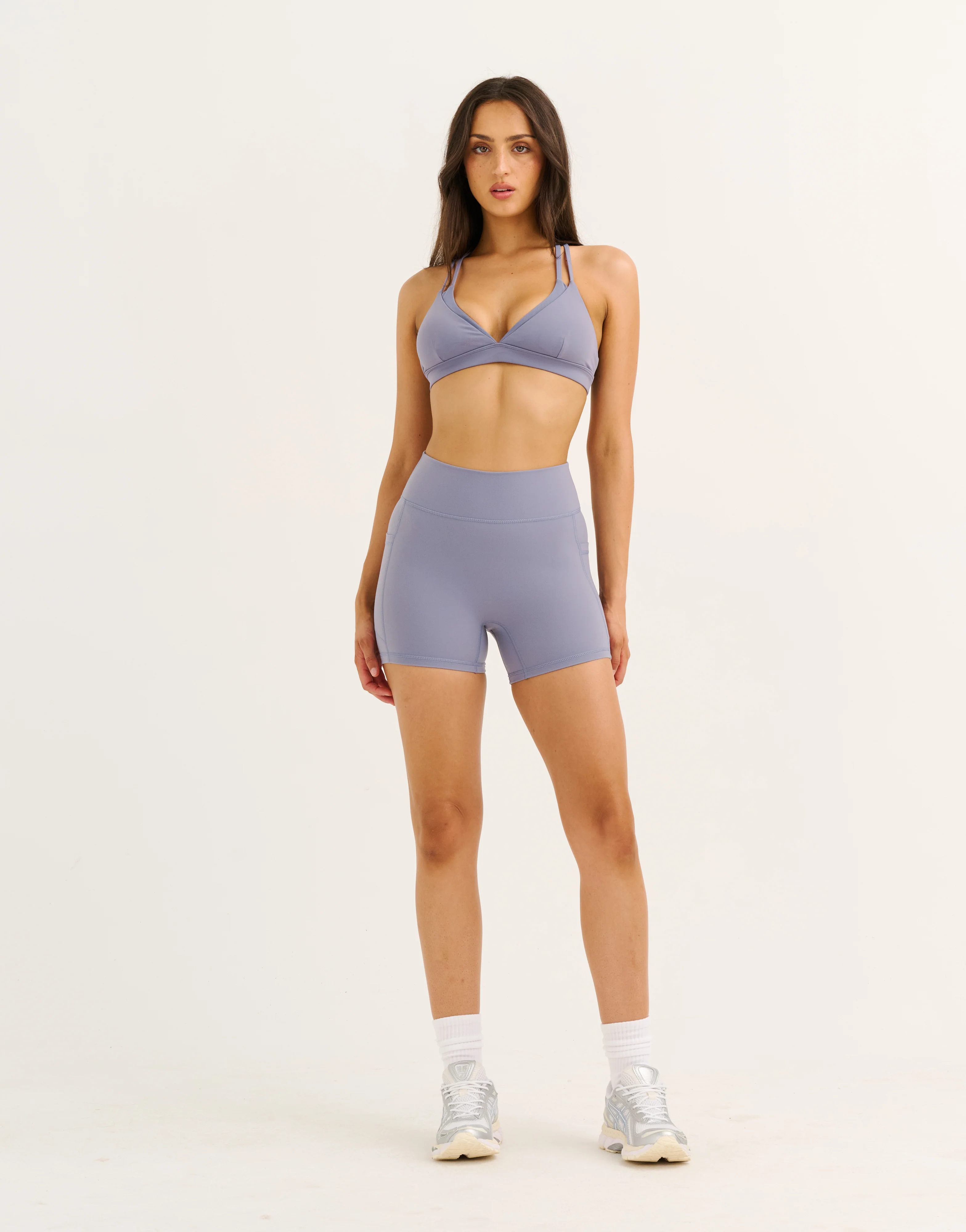 Ascend Pocket Shorts 4" - Washed Blue - Image 3