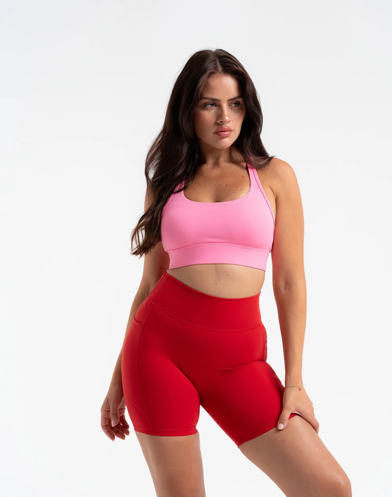 Ascend Pocket Shorts 6" - Scarlet Red - Image 4