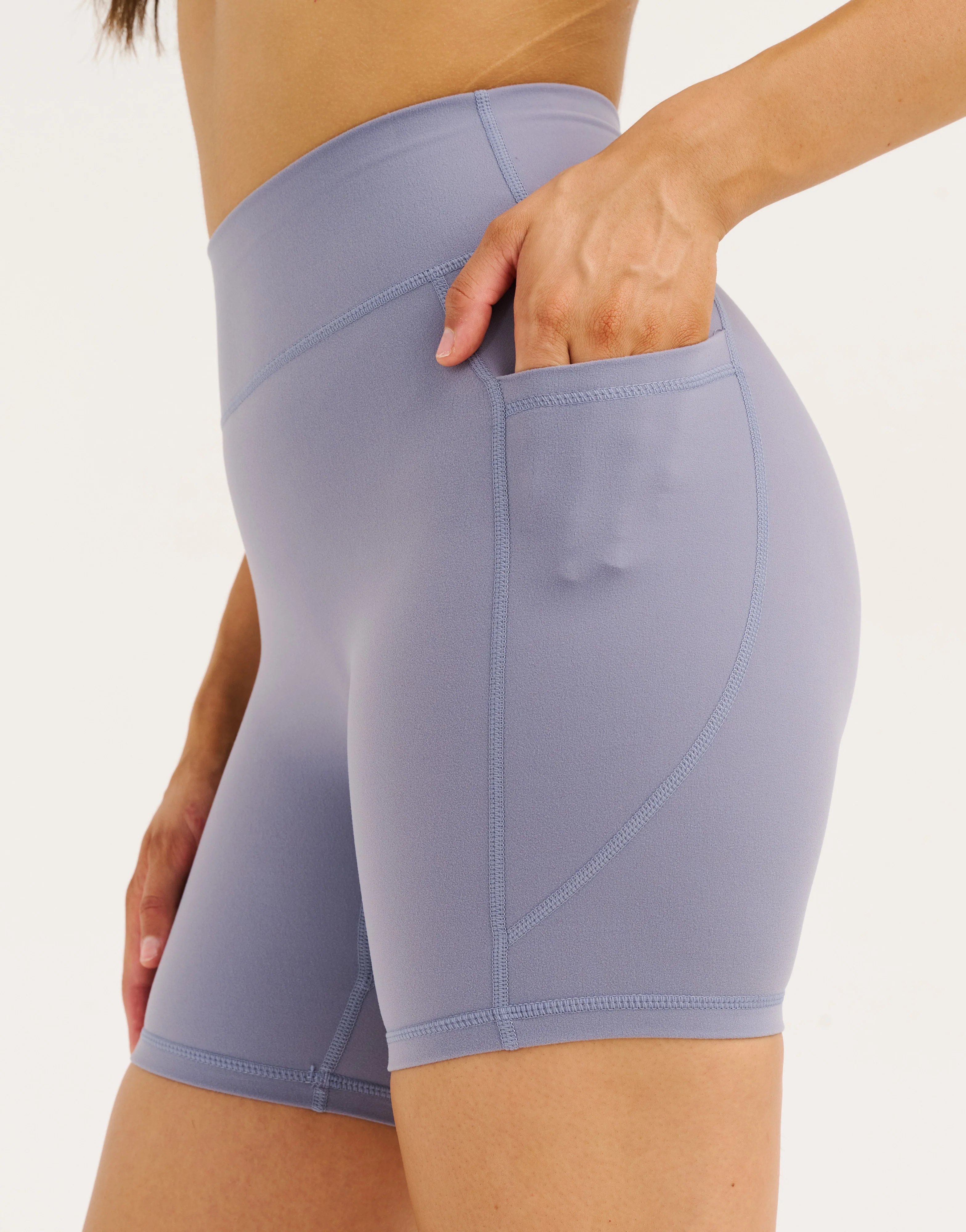 Ascend Pocket Shorts 6" - Washed Blue - Image 3