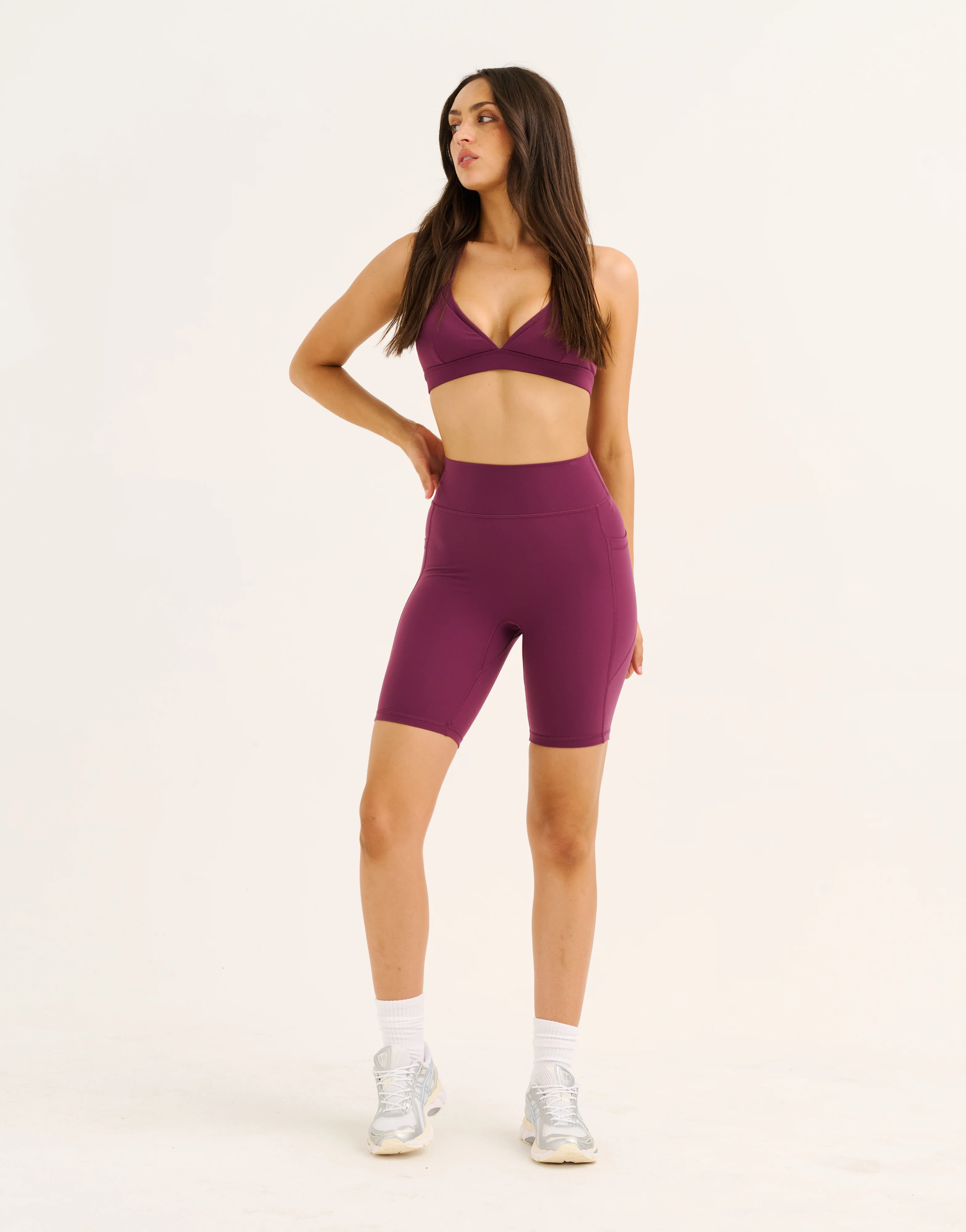 Ascend Pocket Shorts 8" - Blackberry - Image 6