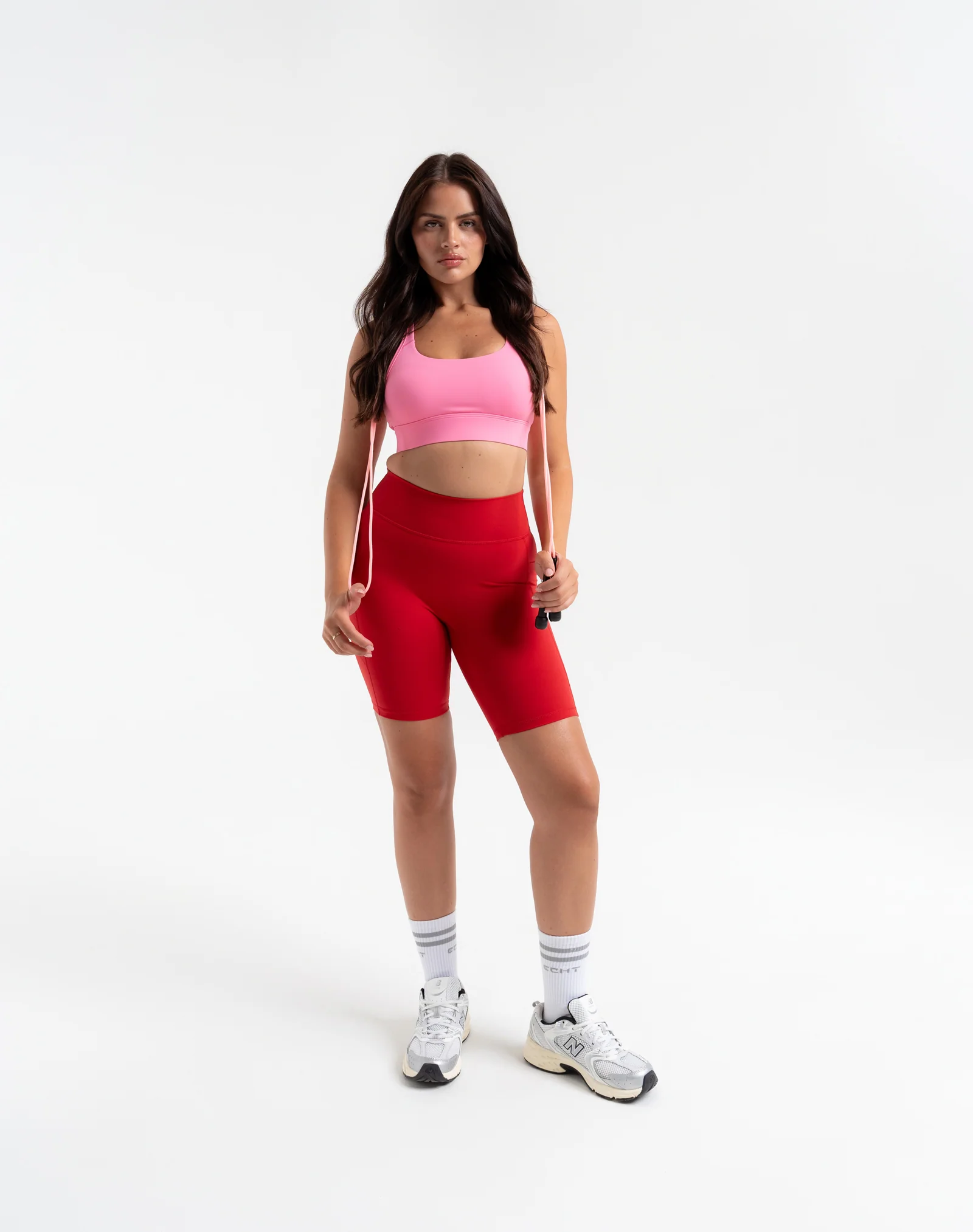 Ascend Pocket Shorts 8" - Scarlet Red - Image 3