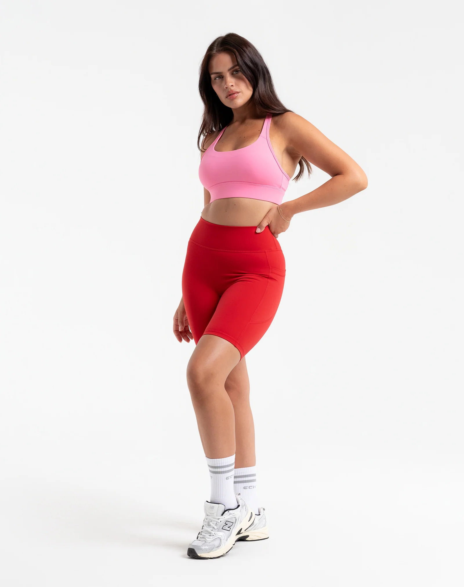 Ascend Pocket Shorts 8" - Scarlet Red - Image 5