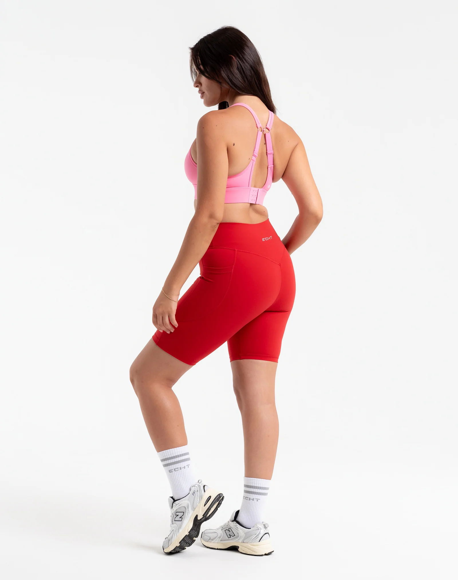 Ascend Pocket Shorts 8" - Scarlet Red - Image 6