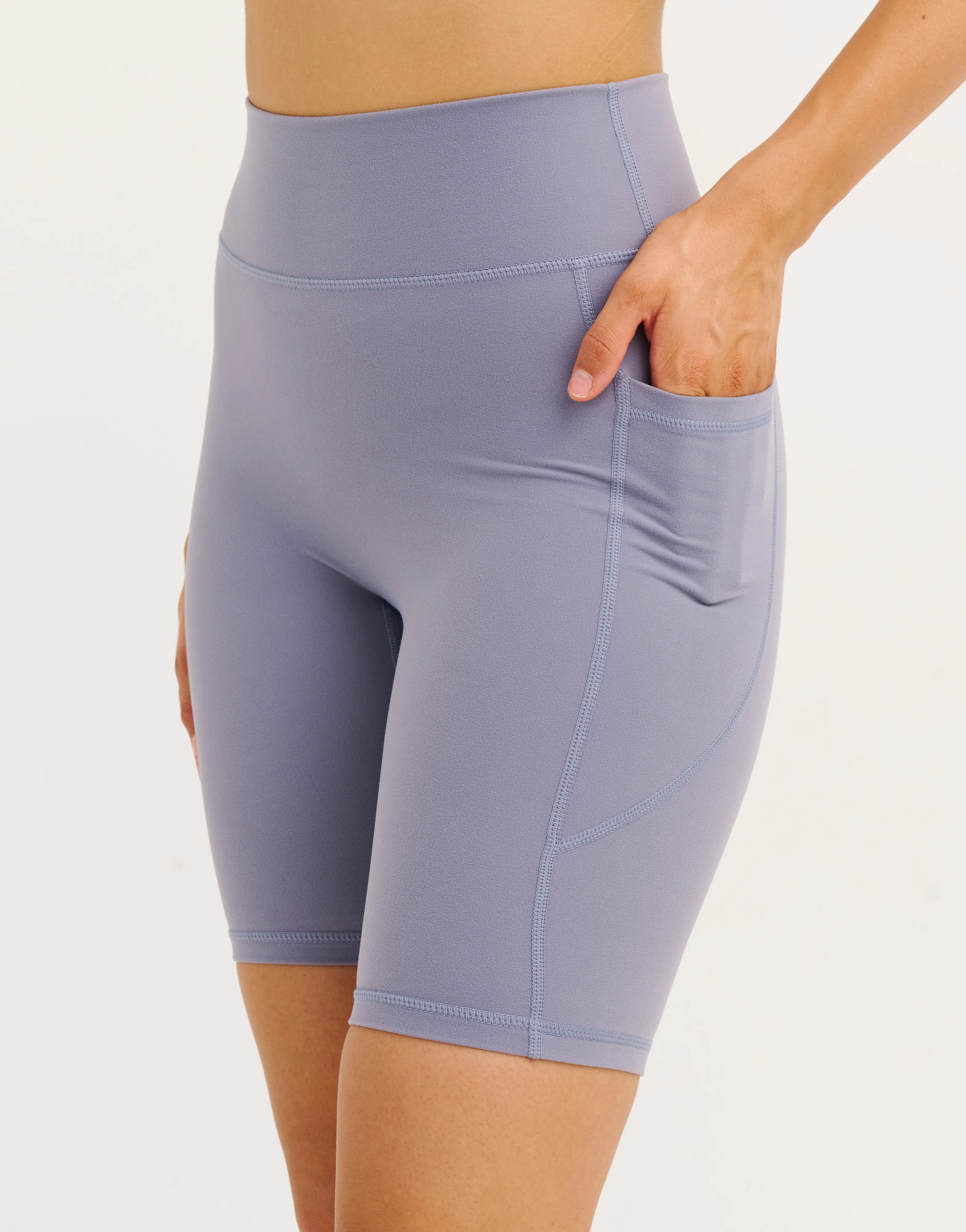 Ascend Pocket Shorts 8" - Washed Blue - Image 3
