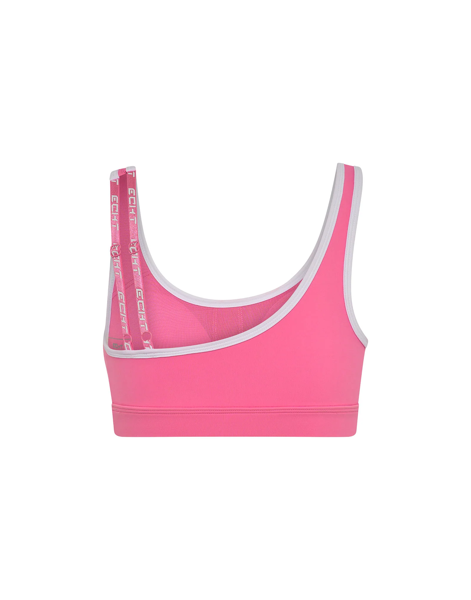Asymmetric Sports Bra - Pink - Image 2