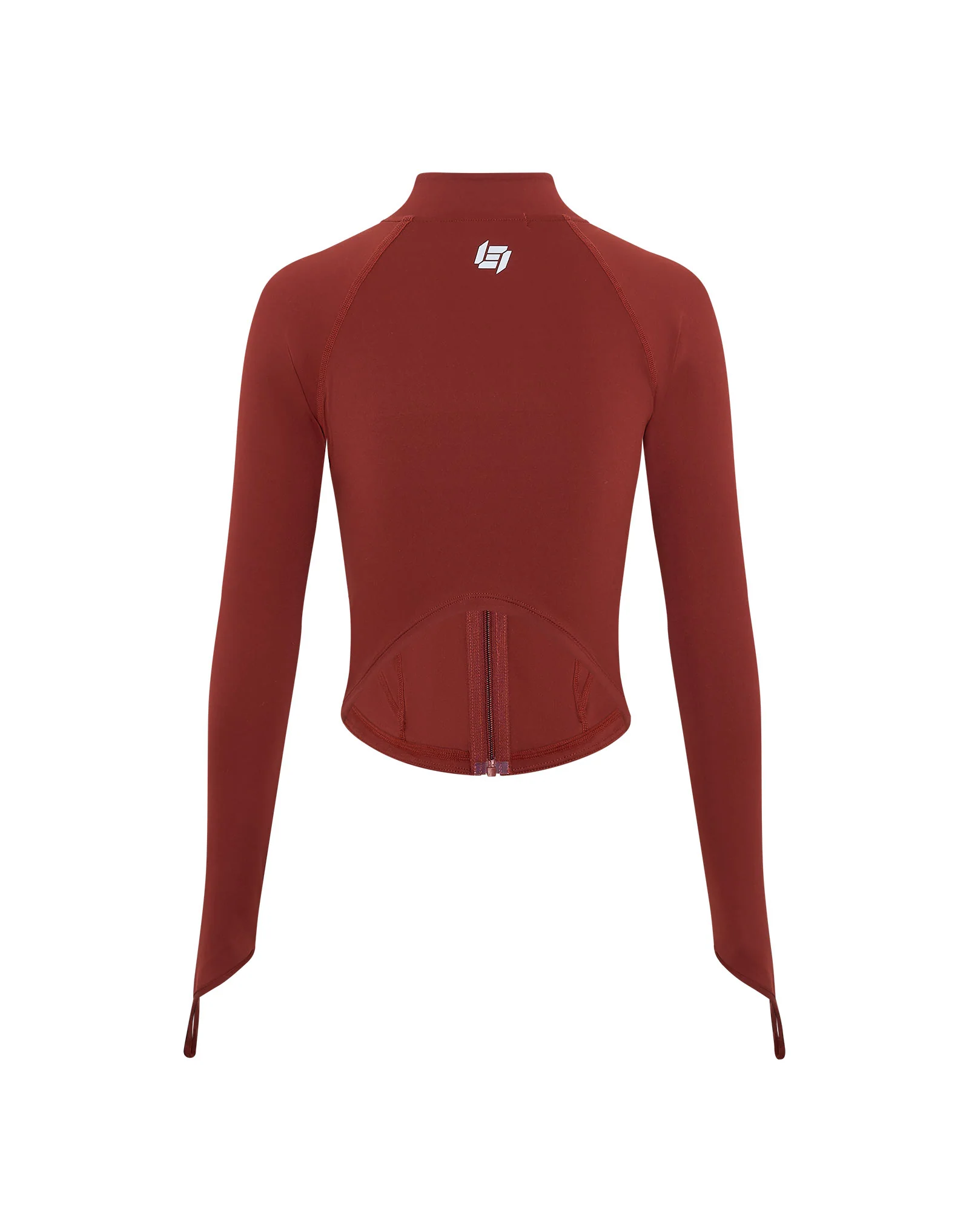 Athlete Crop Jacket - Brown - Image 3