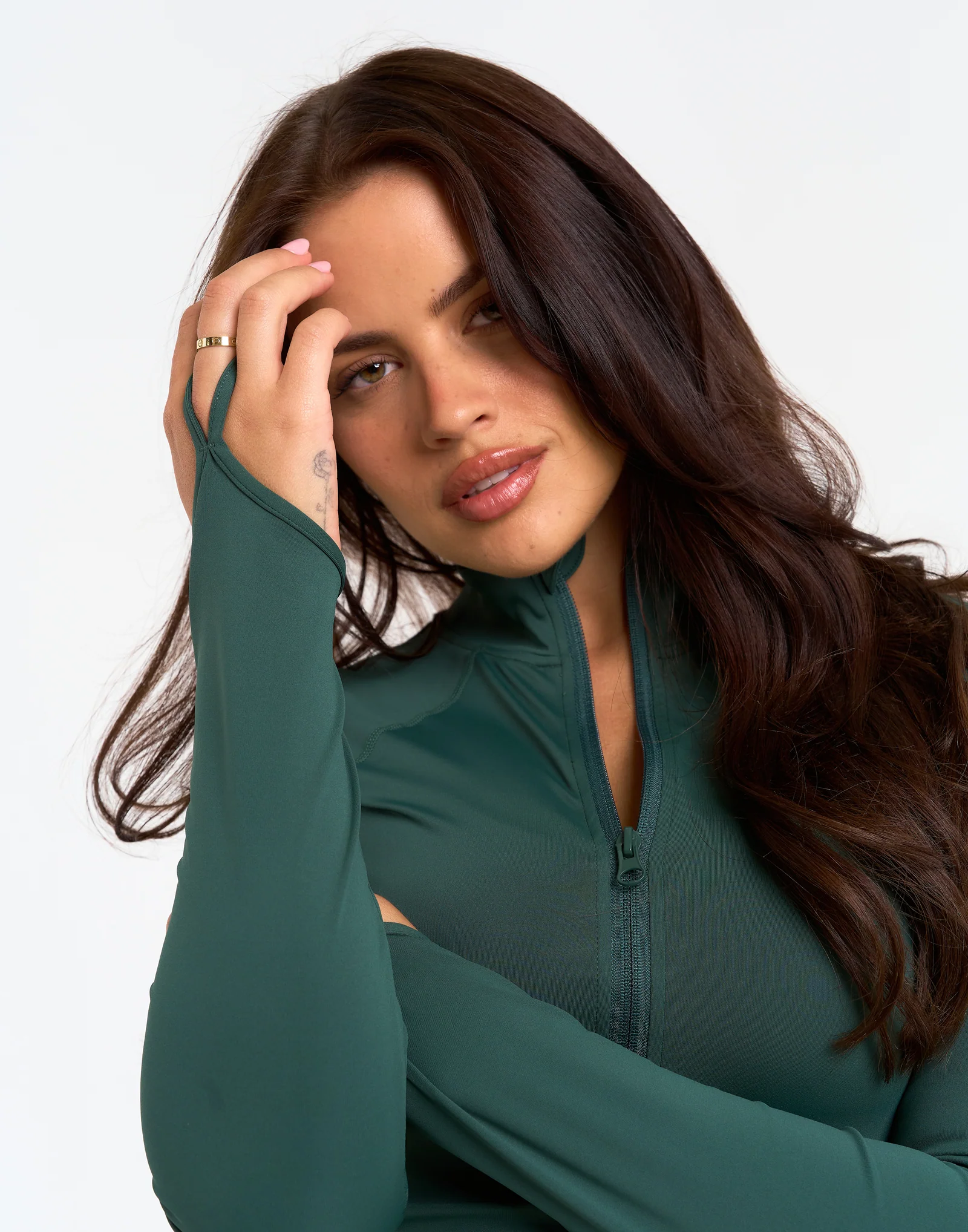 Athlete Crop Jacket - Green - Image 7