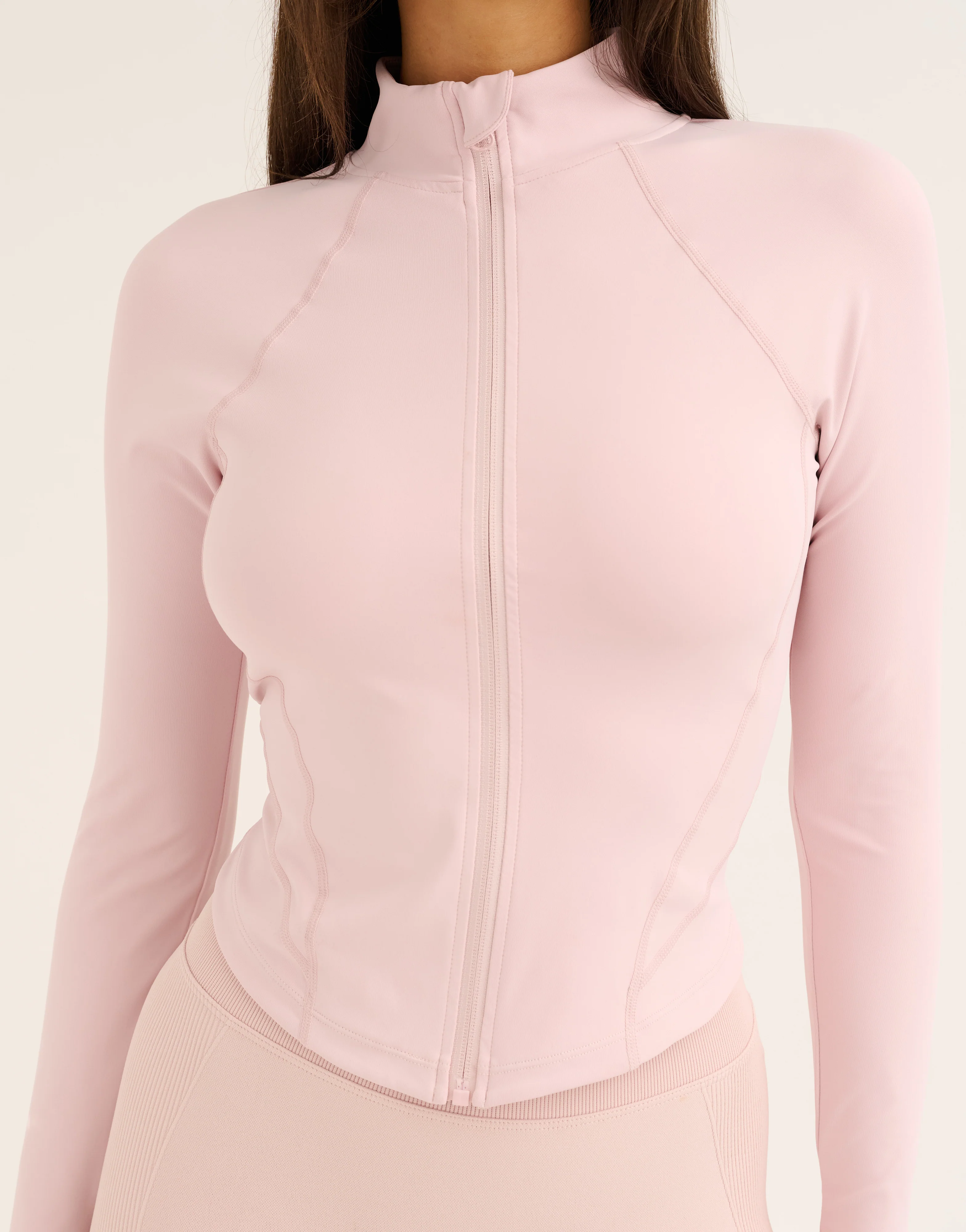 Athlete Crop Jacket - Mauve - Image 2