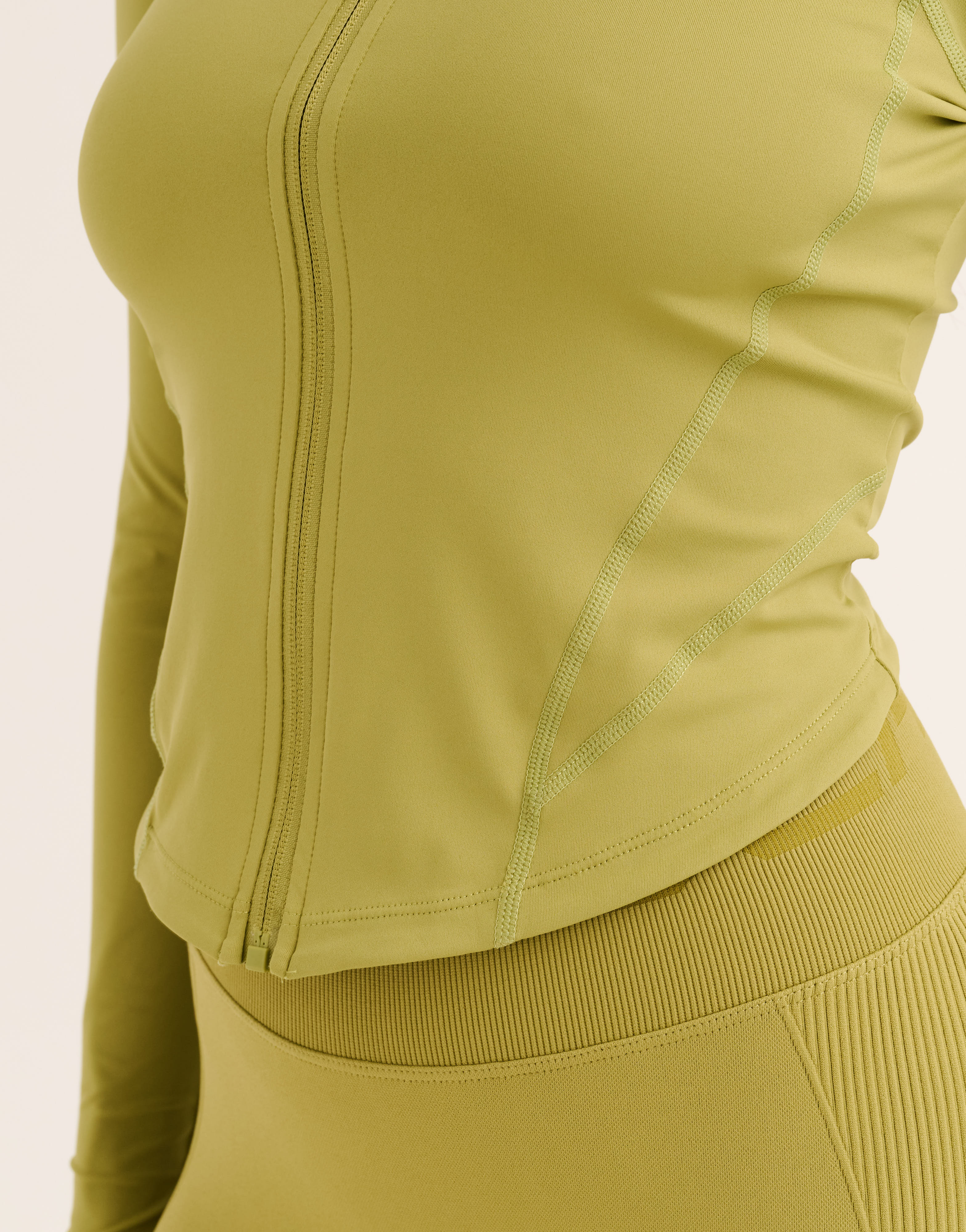 Athlete Crop Jacket - Olive - Image 7