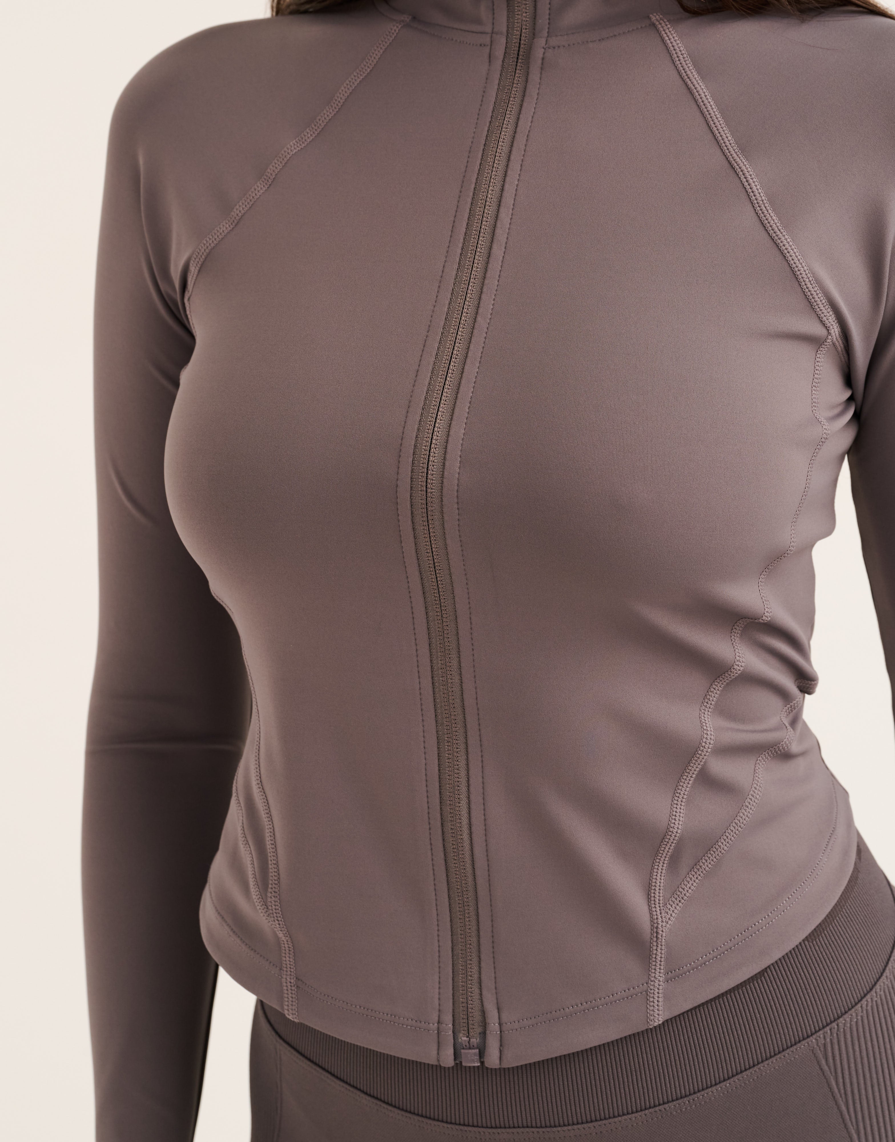 Athlete Crop Jacket - Slate - Image 5