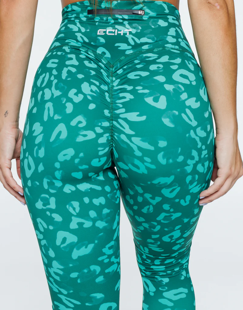 Avant Scrunch Leggings - Emerald Green - Image 3