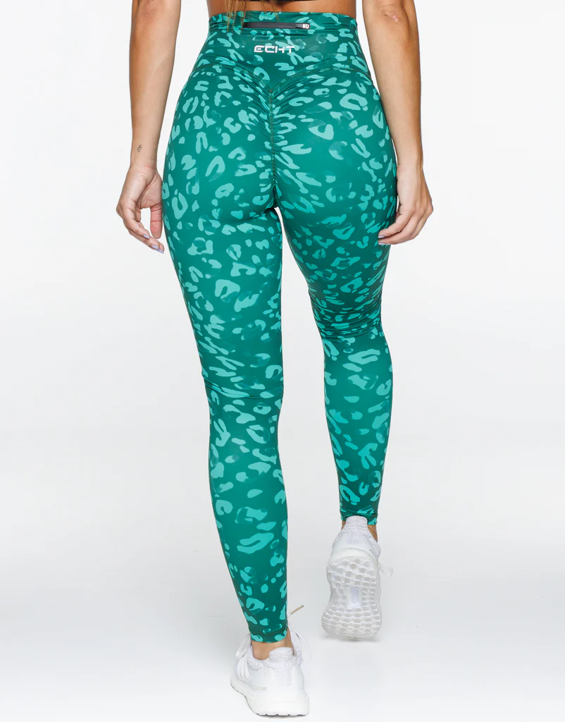 Avant Scrunch Leggings - Emerald Green - Image 7