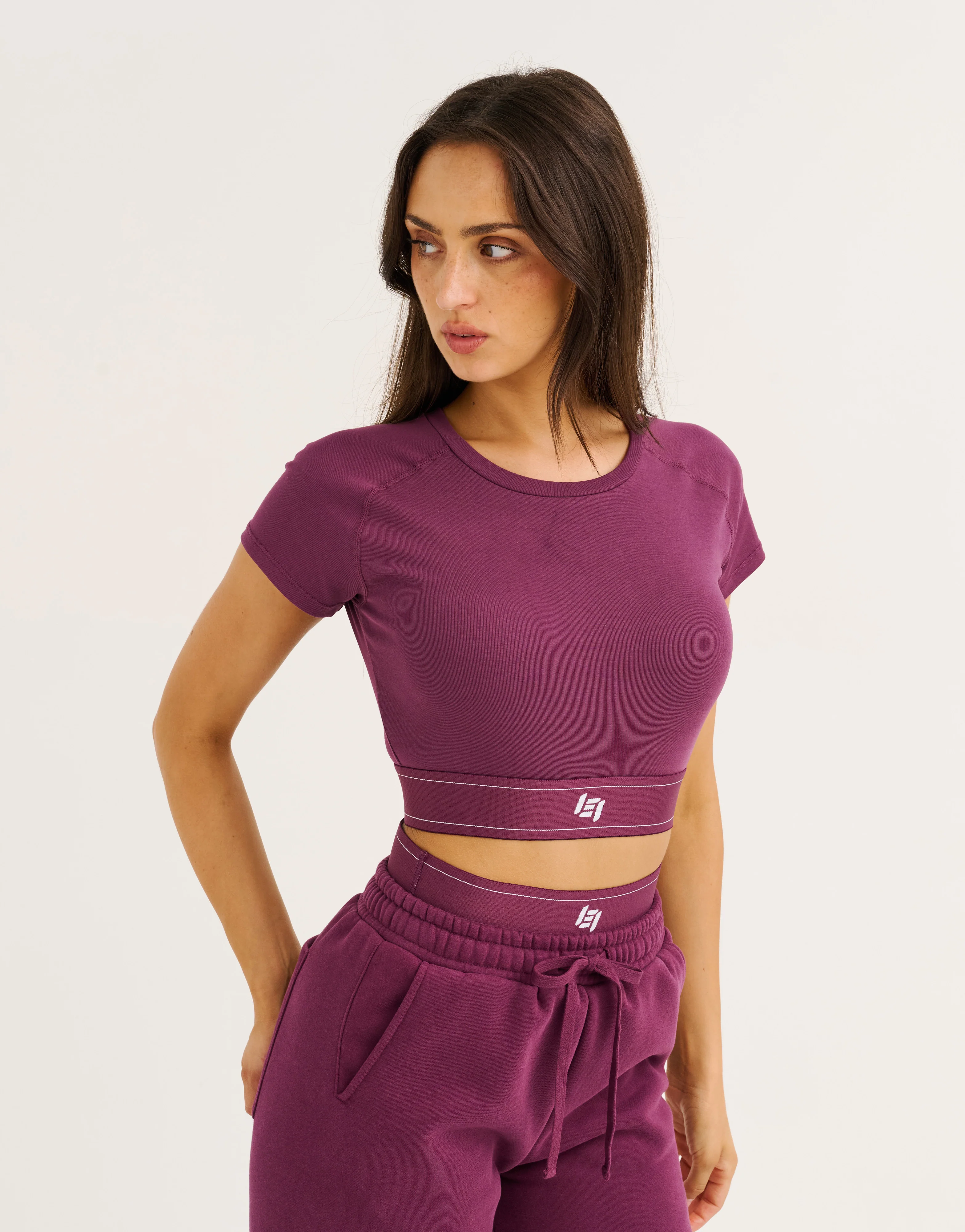 Bubble Banded Top - Blackberry - Image 8