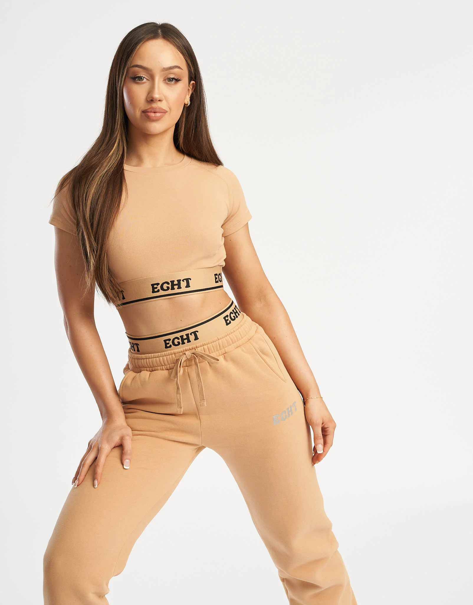 Bubble Banded Top - Tan - Image 9