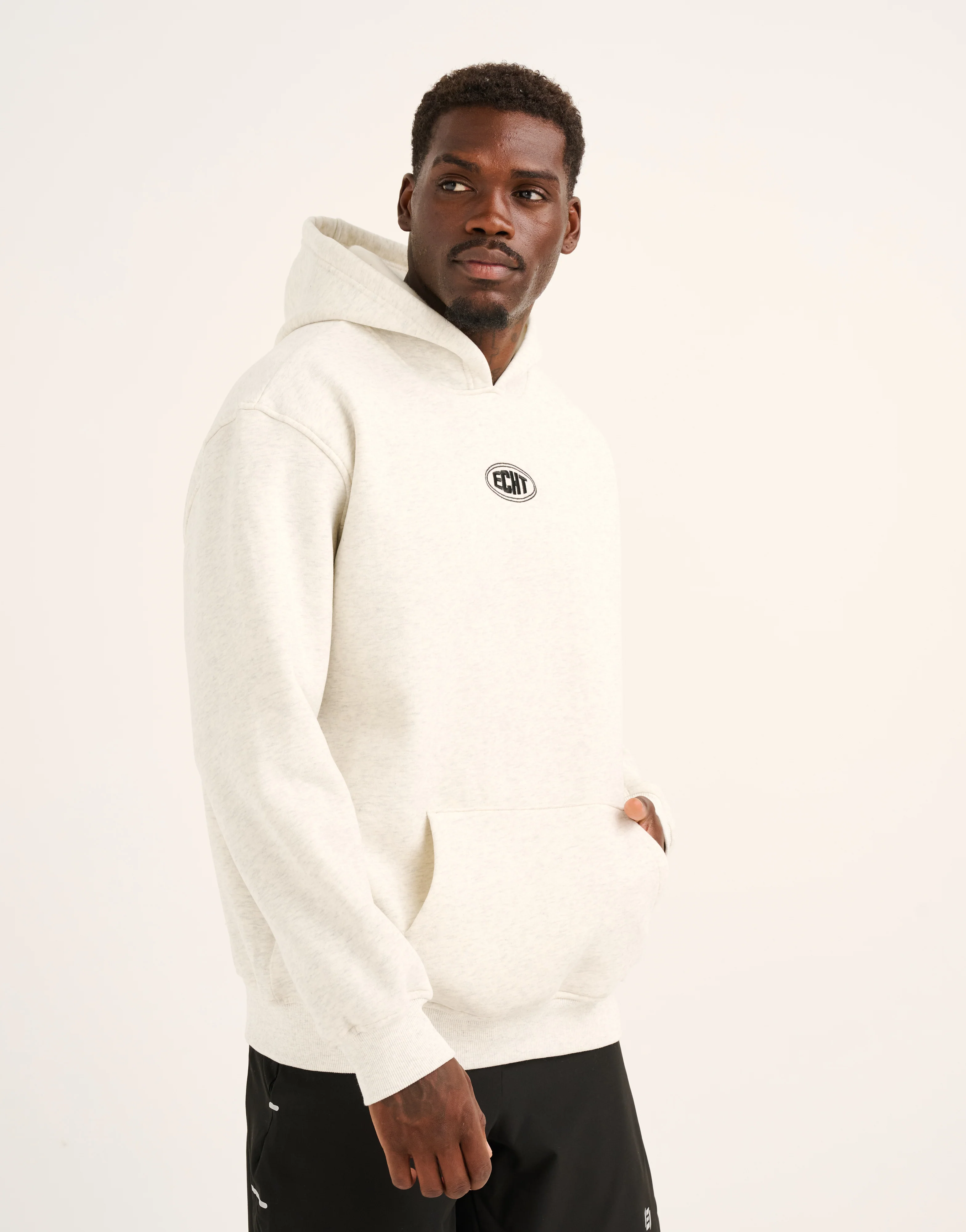 Classic Hoodie - Heather Grey - Image 4