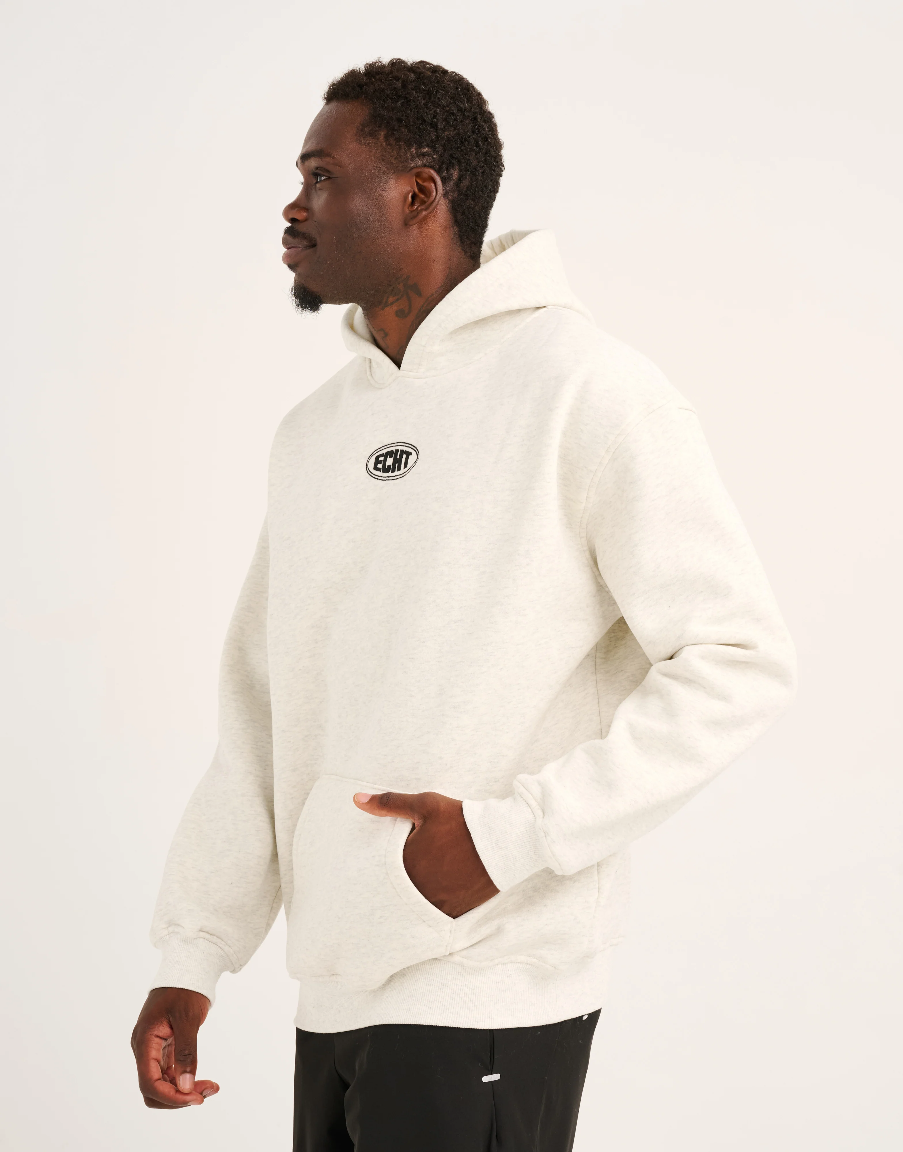 Classic Hoodie - Heather Grey - Image 5