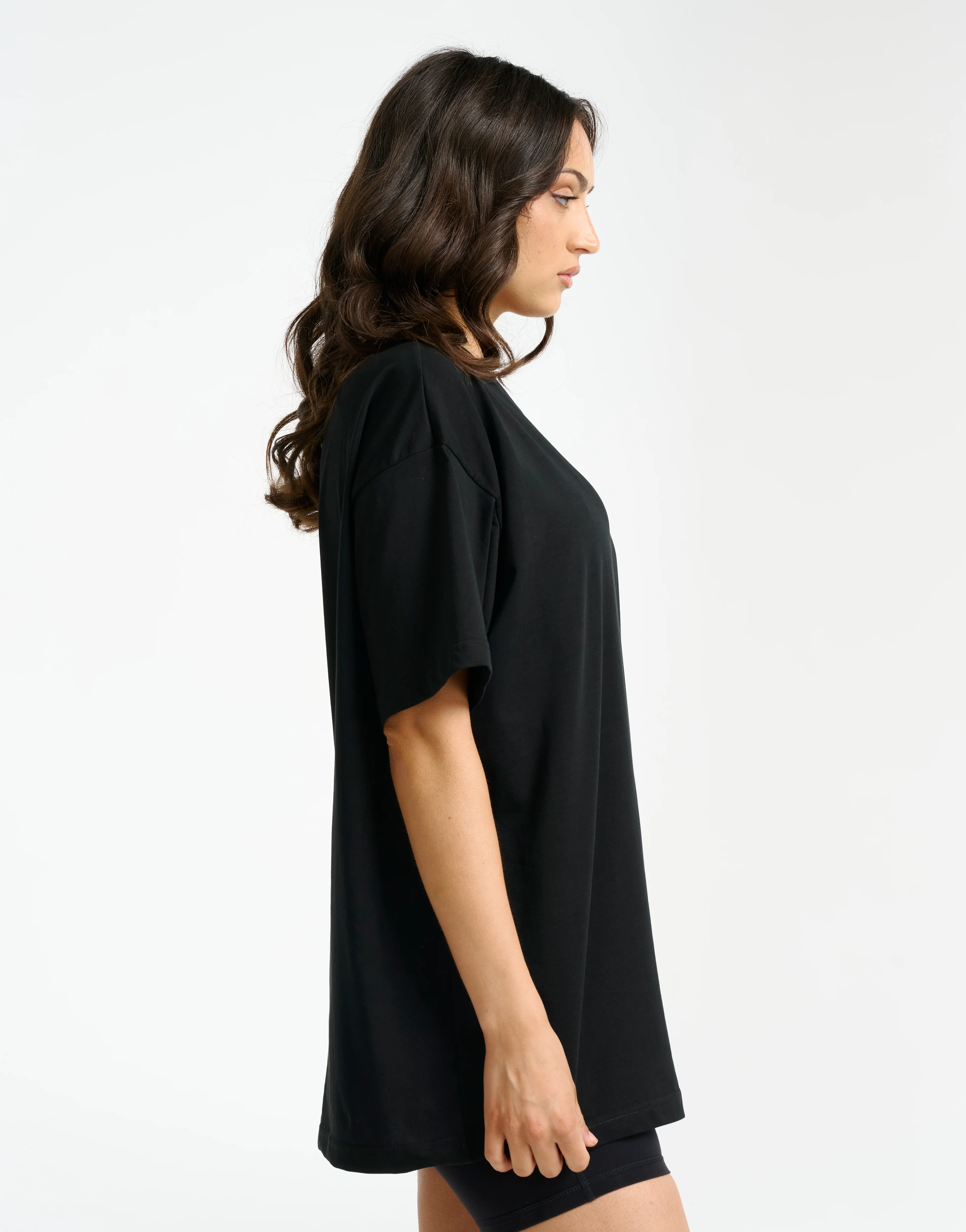 Classic Oversize Tee - Black - Image 3