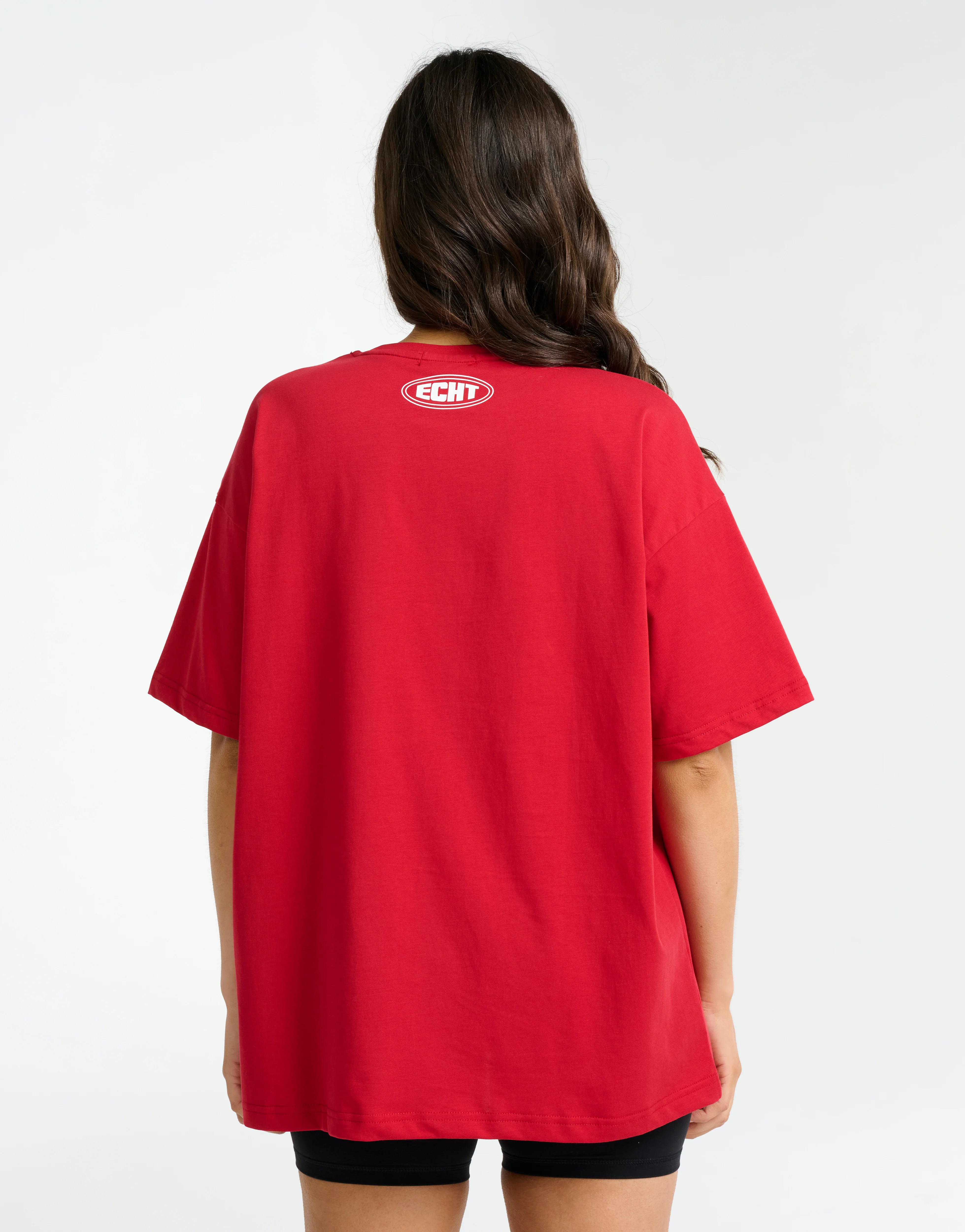 Classic Oversize Tee - Red - Image 2
