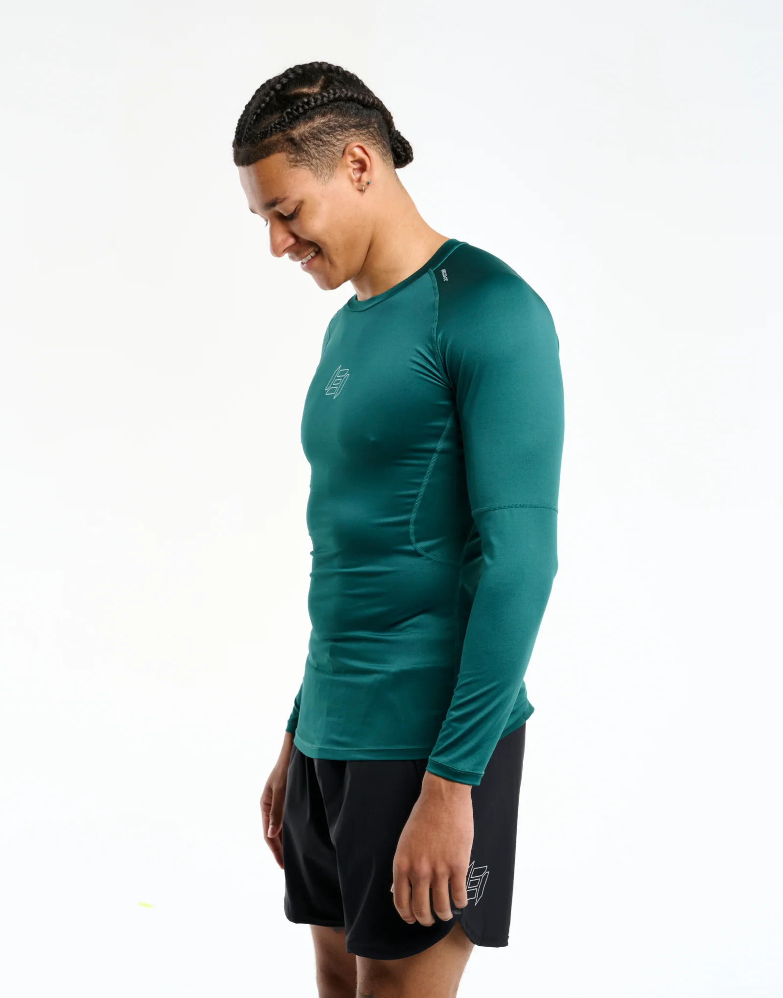 Compression Long Sleeve - Teal - Image 9