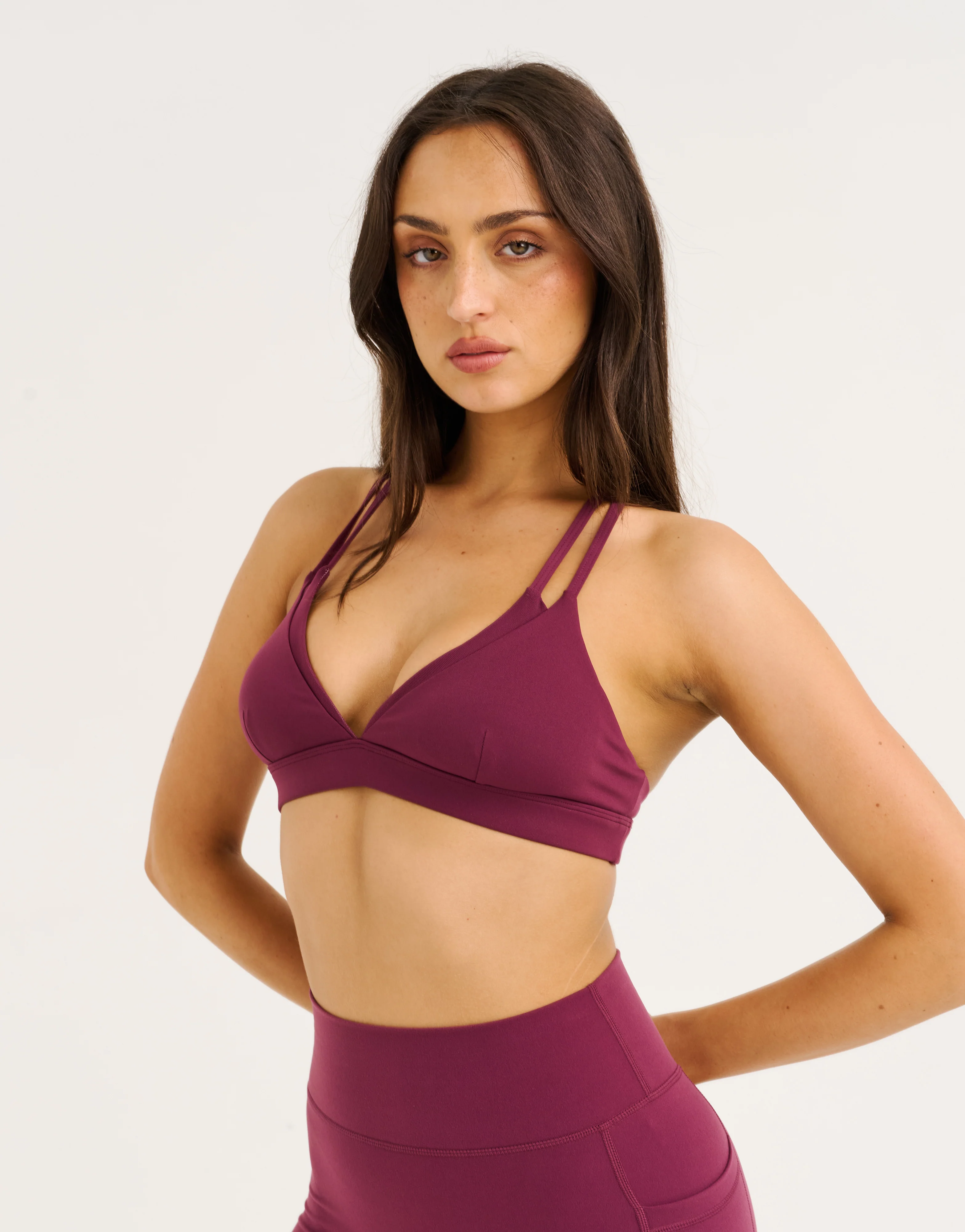 Core Layer Sports Bra - Blackberry - Image 8