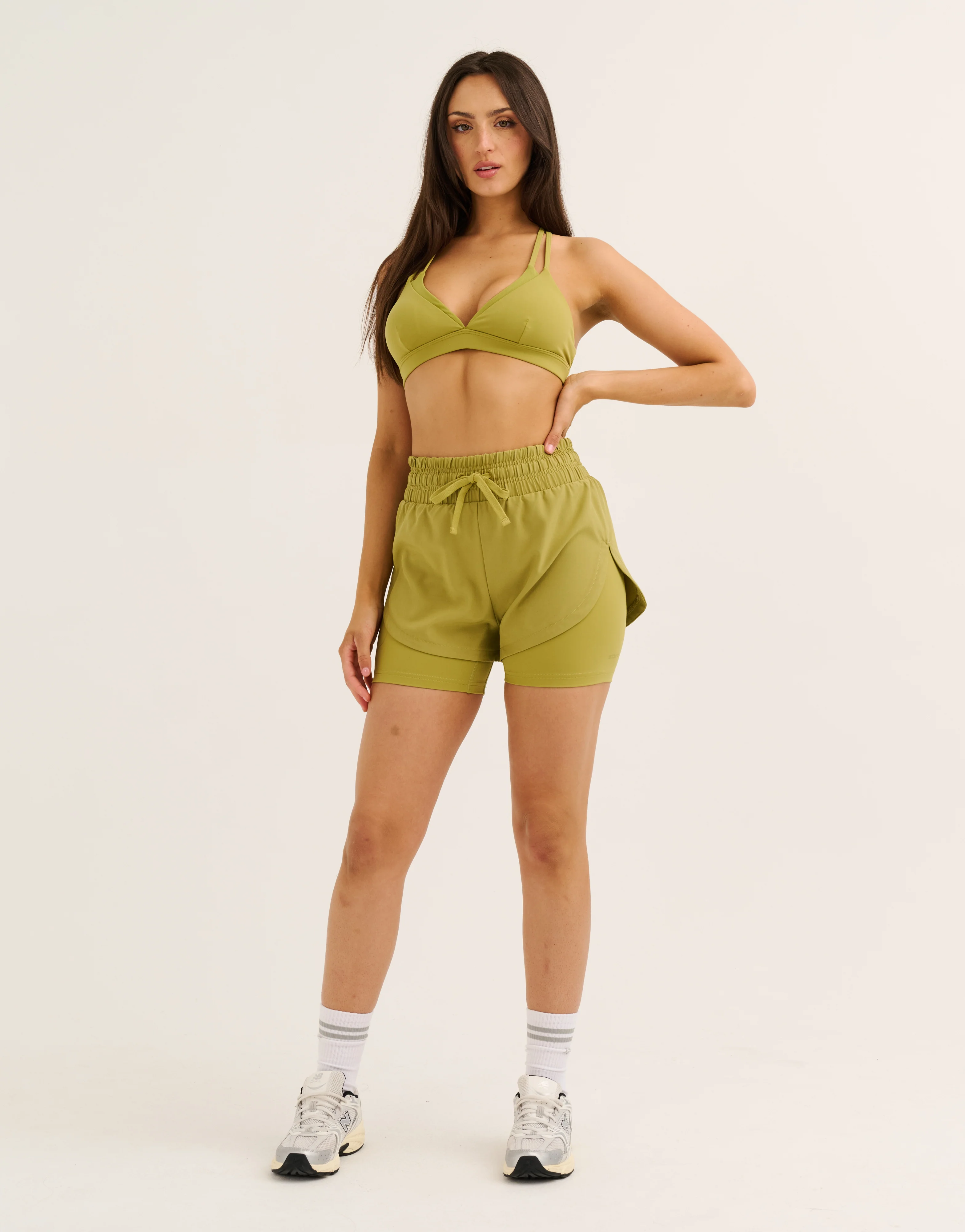 Core Layer Sports Bra - Olive - Image 2