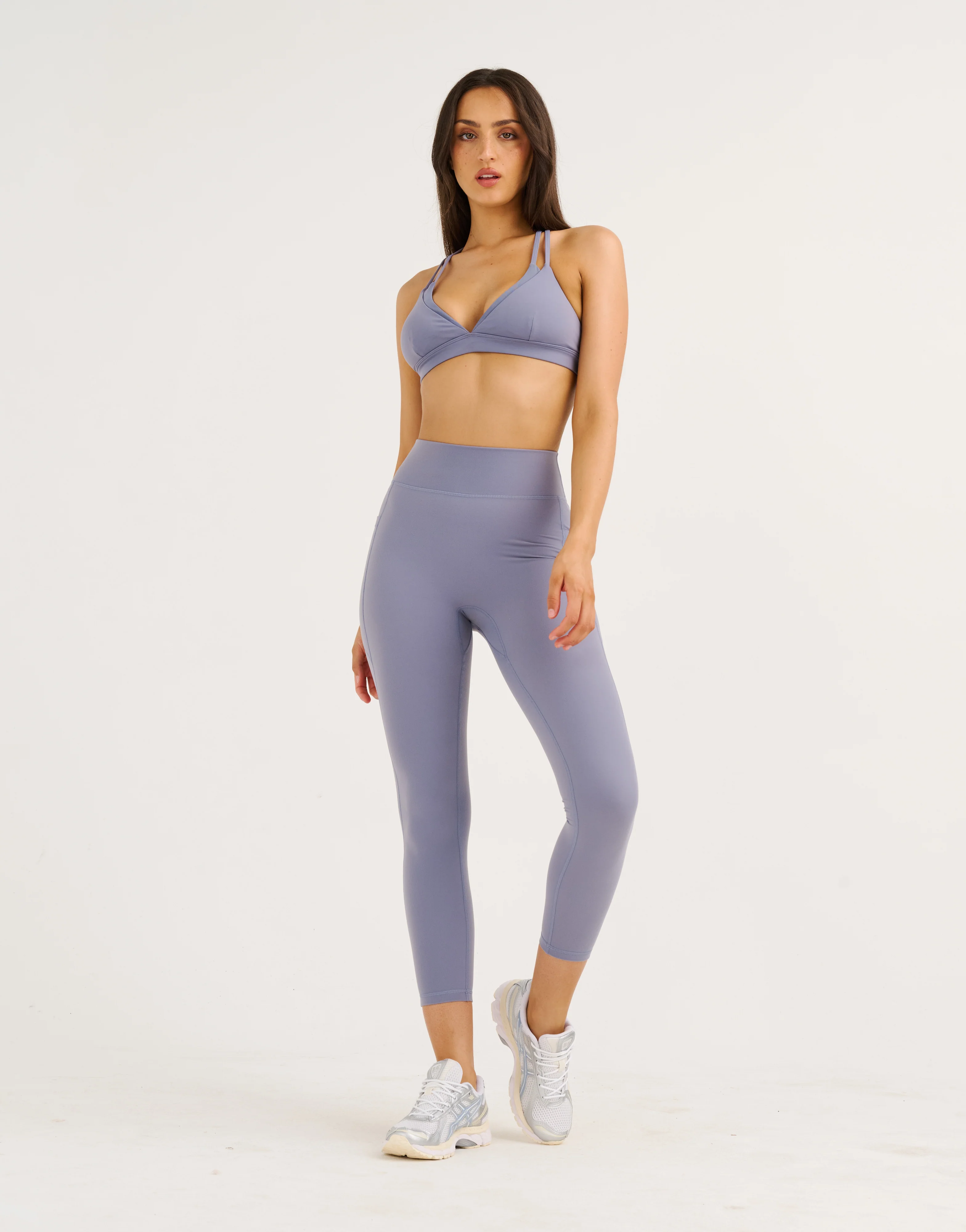 Core Layer Sports Bra - Washed Blue - Image 5