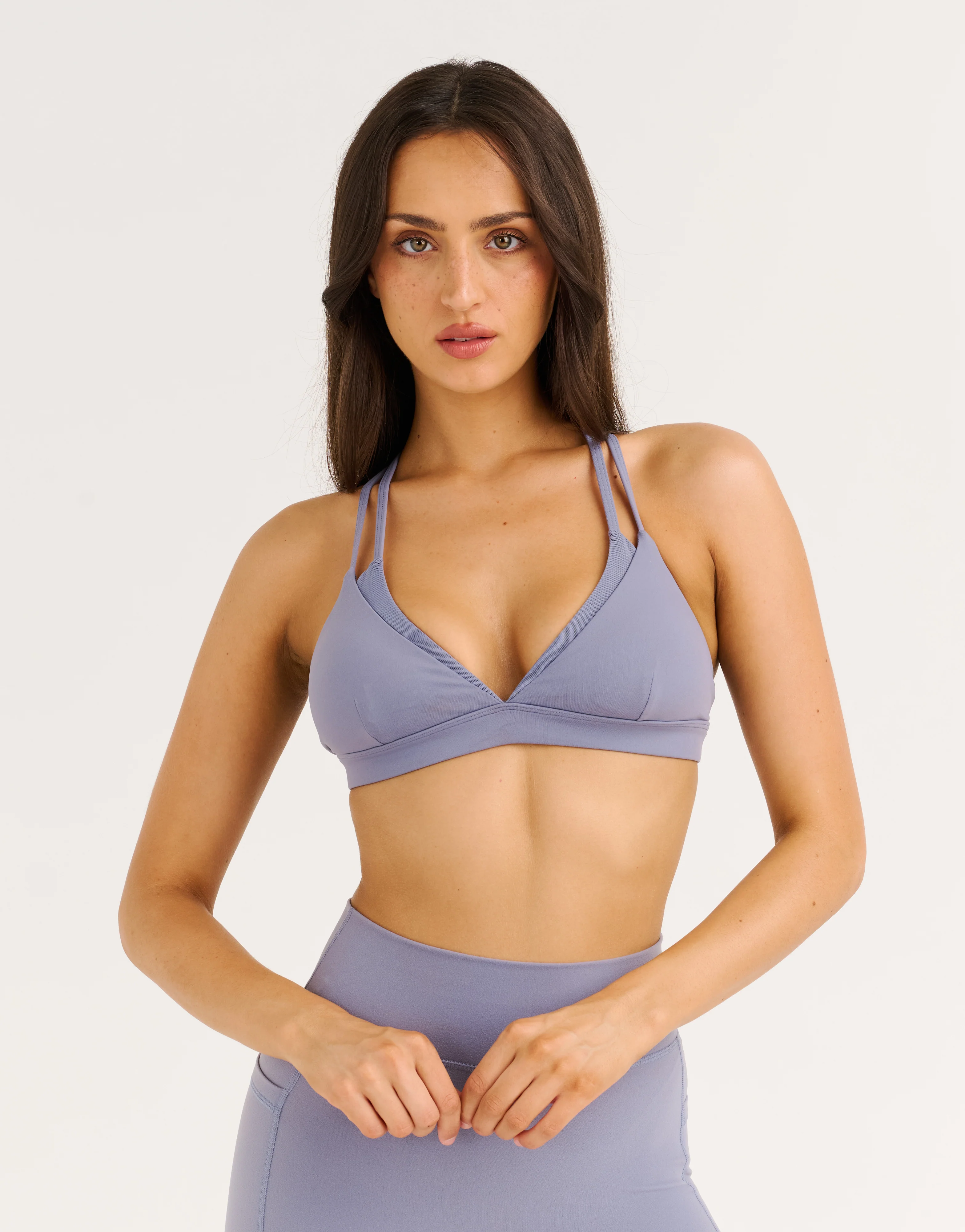Core Layer Sports Bra - Washed Blue - Image 8