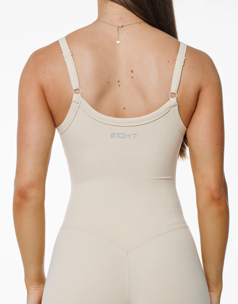 Core Unitard Flare - Oatmeal - Image 4