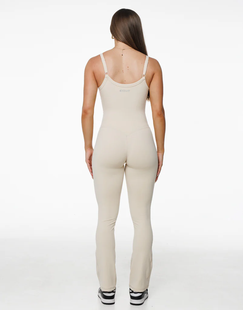 Core Unitard Flare - Oatmeal - Image 5