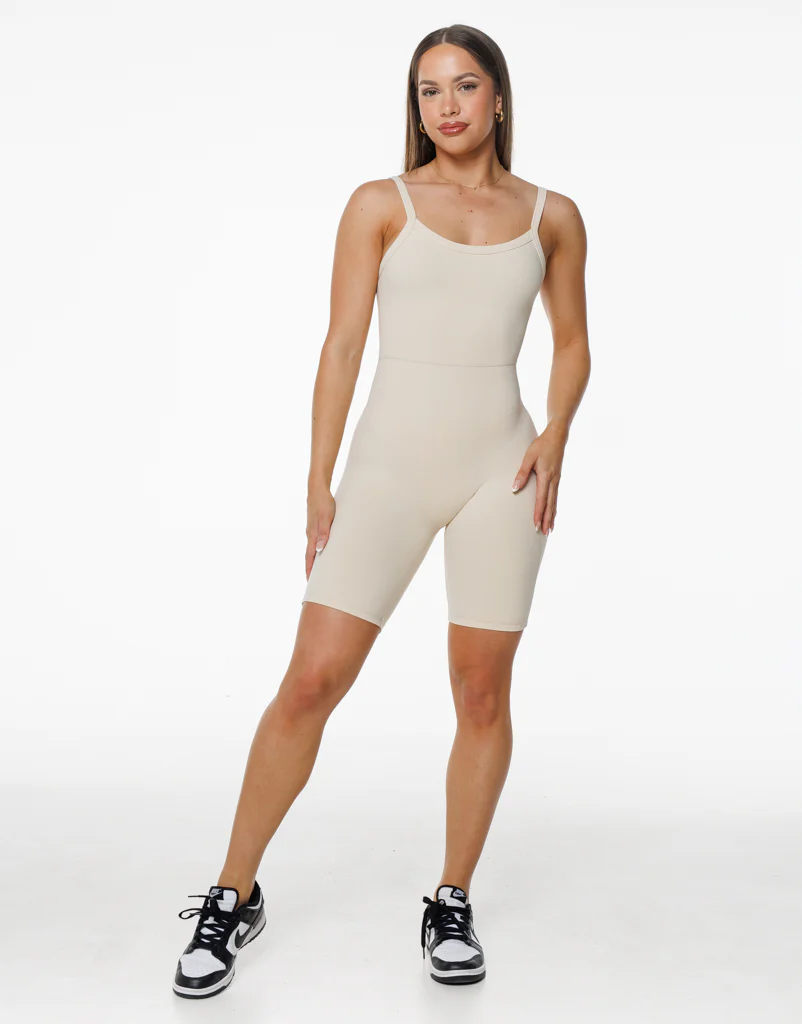 Core Unitard - Oatmeal - Image 9
